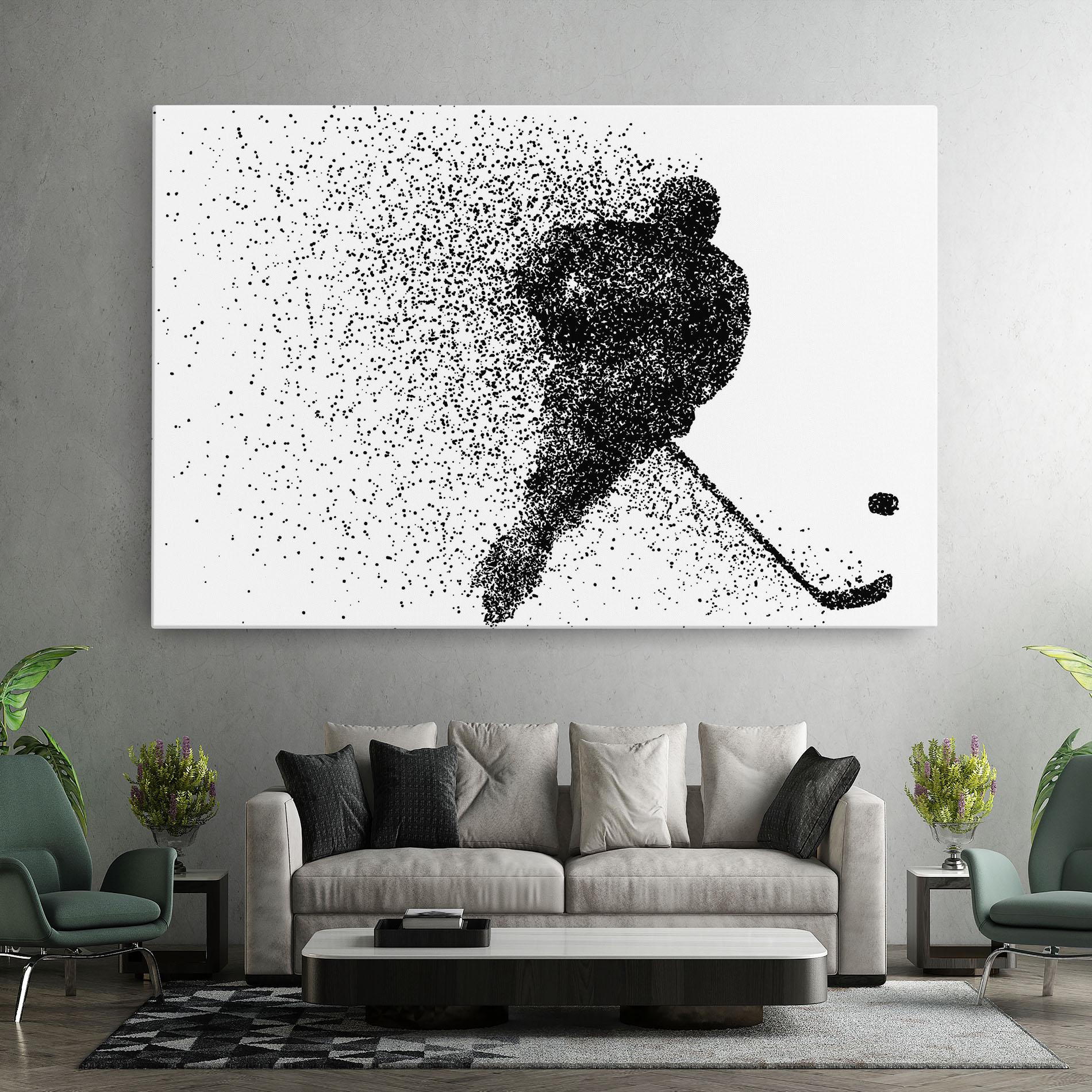 Картина на платно Hockey Art mockup 7