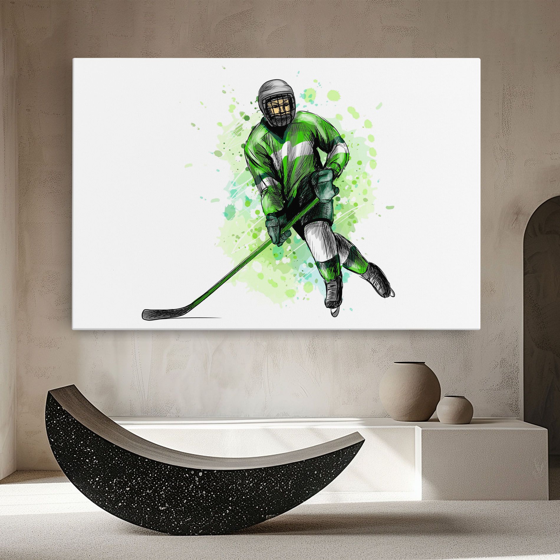 Green Hockey mockup 8