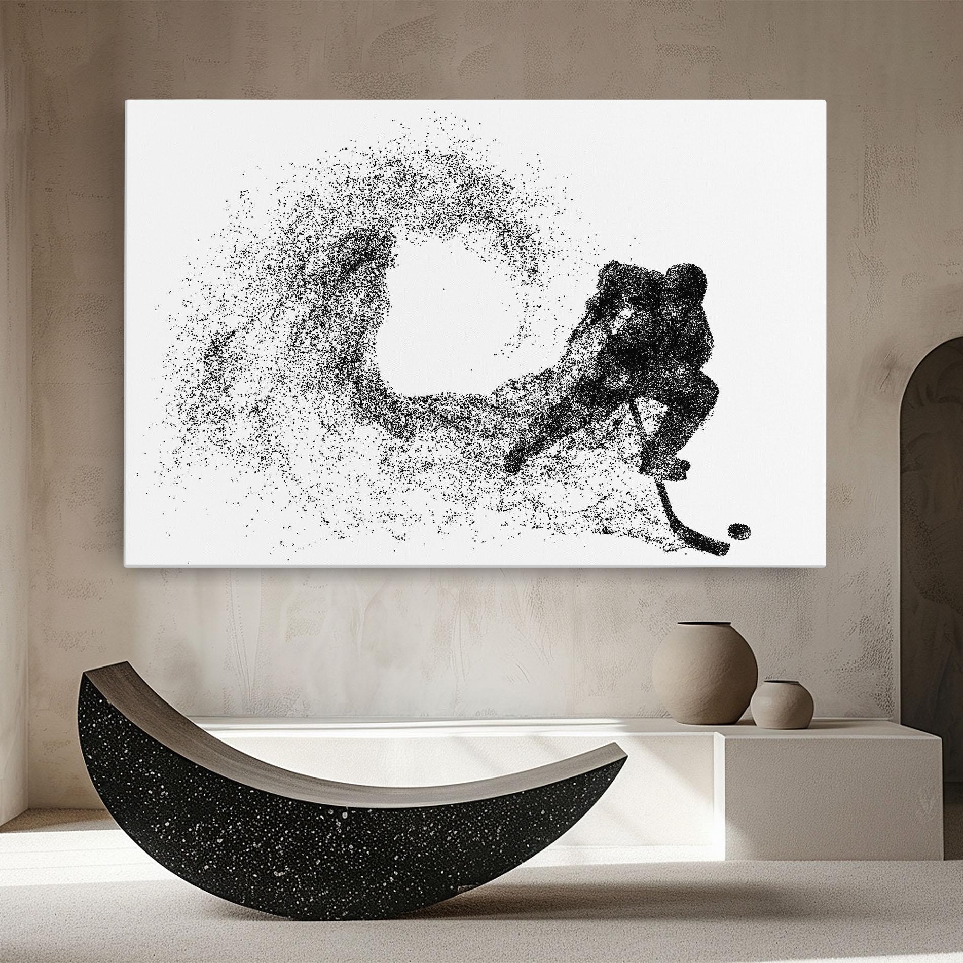 Картина на платно Hockey Playing mockup 8