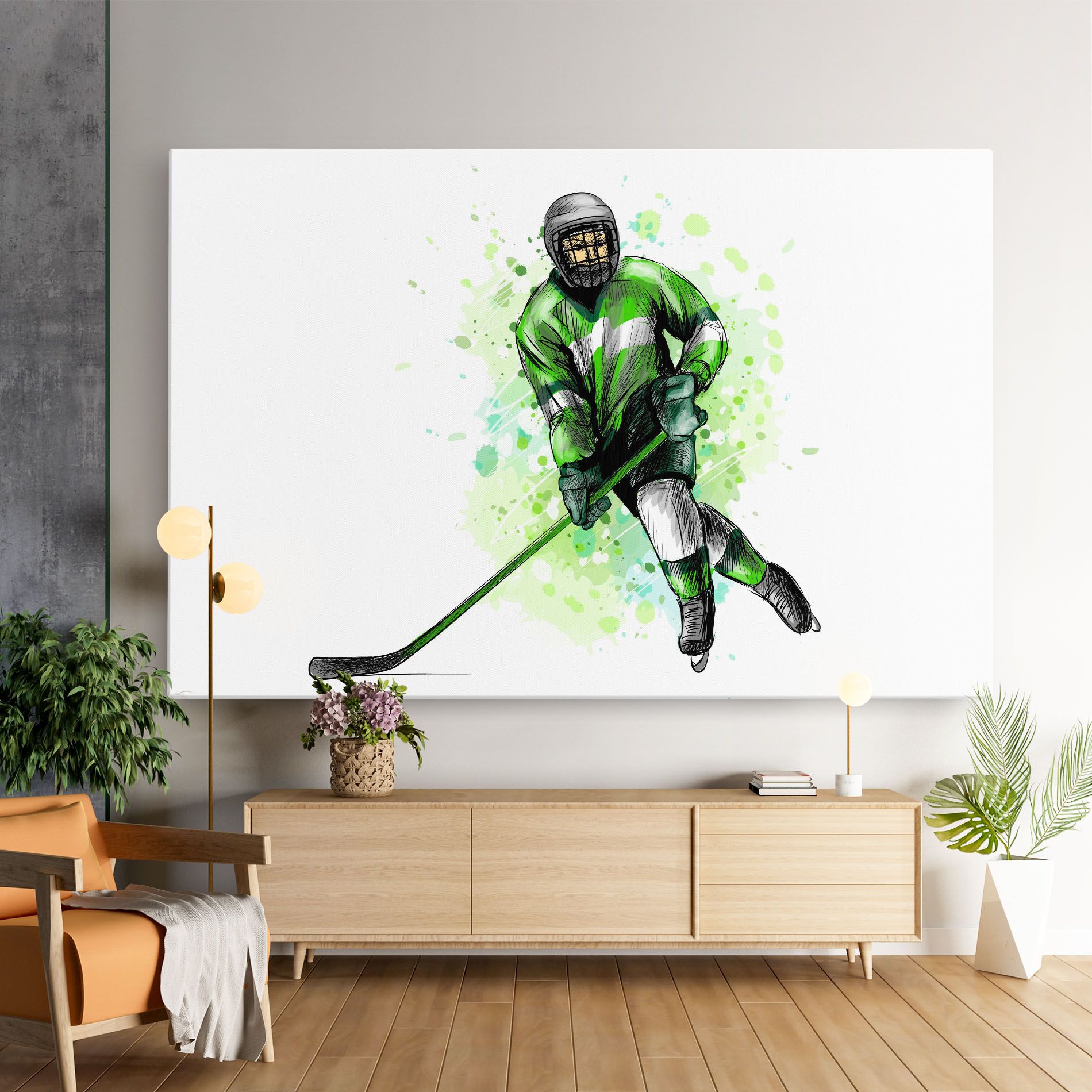 Green Hockey mockup 9