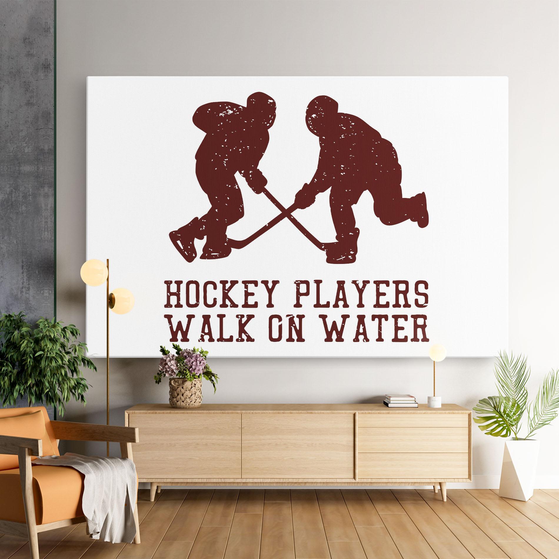 Картина на платно Hockey Walk mockup 9