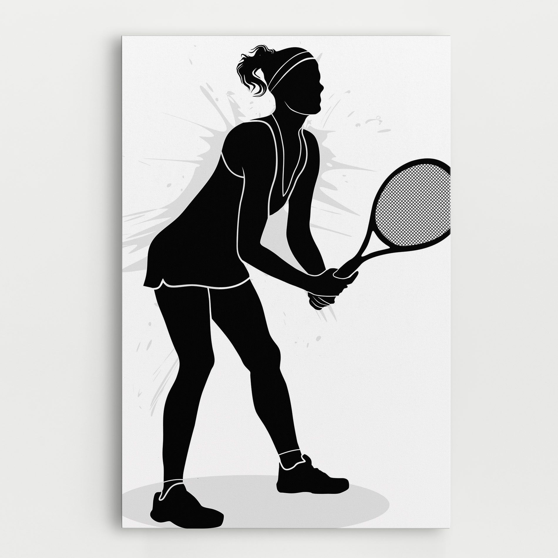 Female Tennis Player mockup 0