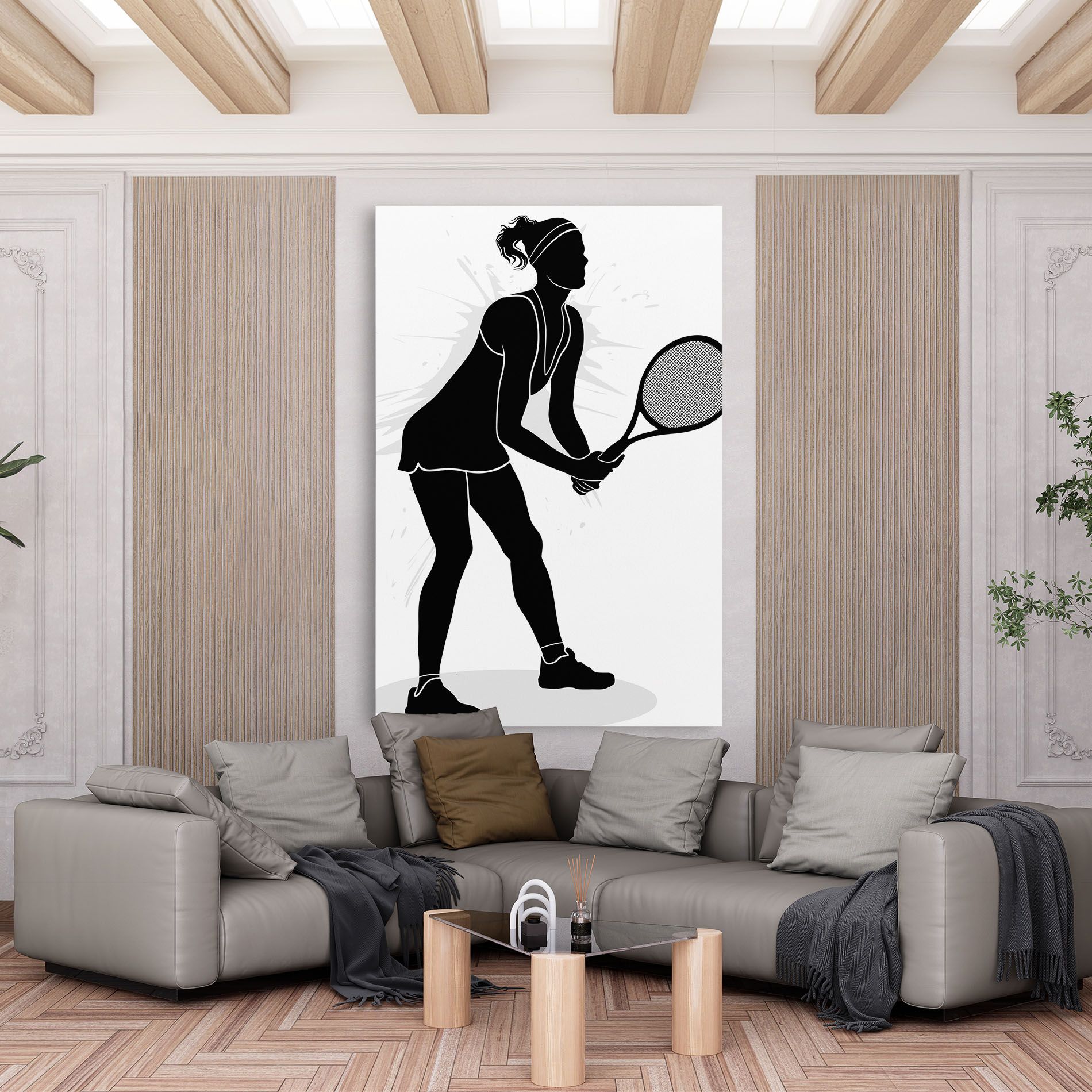 Female Tennis Player mockup 6
