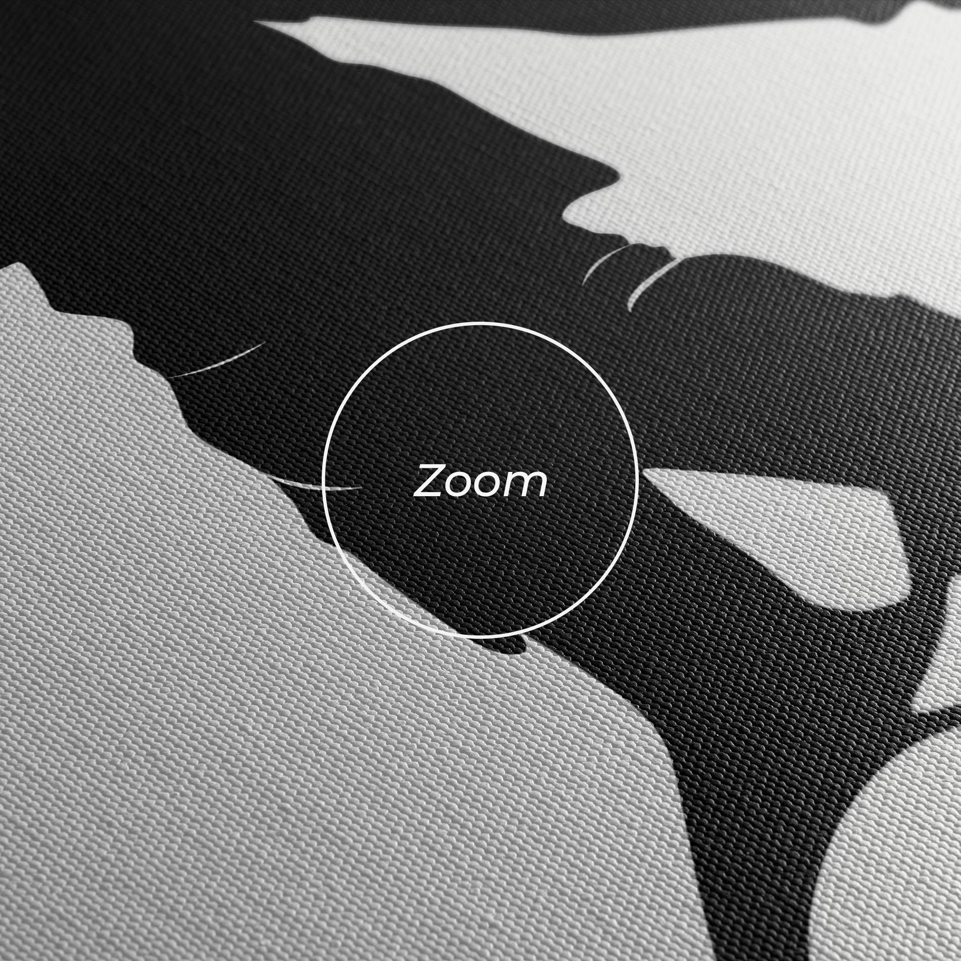 Картина на платно Black Tennis Circle mockup 3