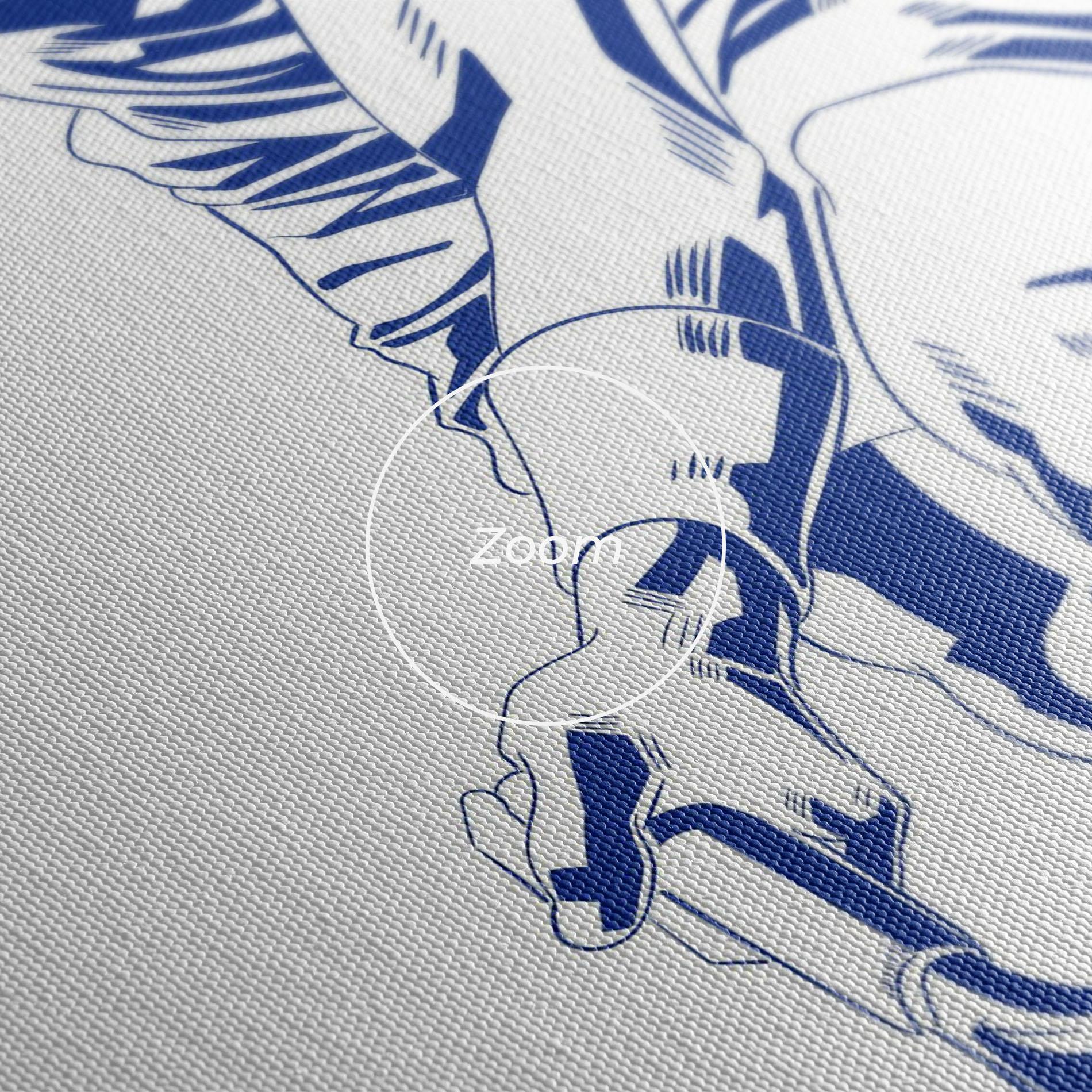 Картина на платно Blue Tennis mockup 3