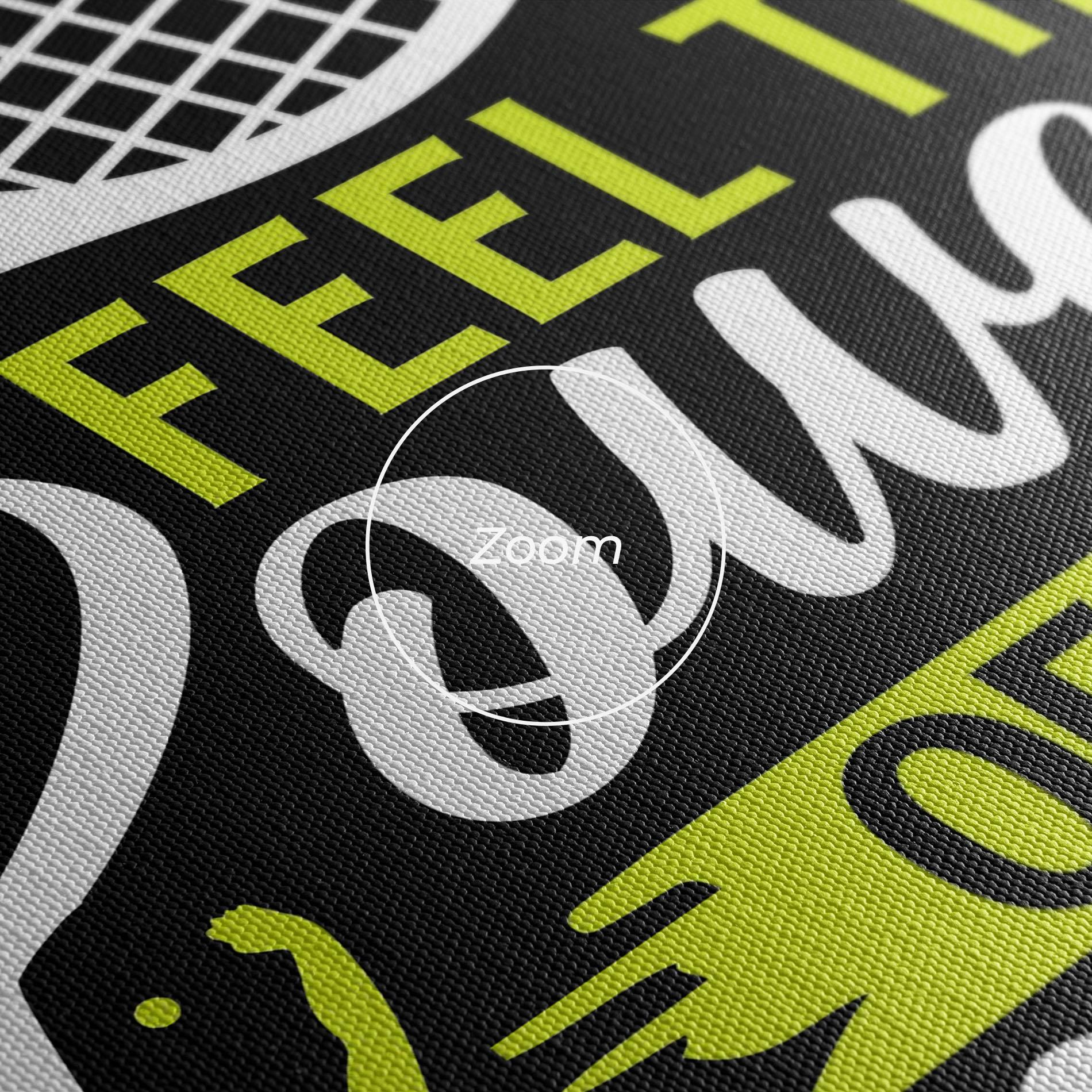 Картина на платно Power Serve mockup 3