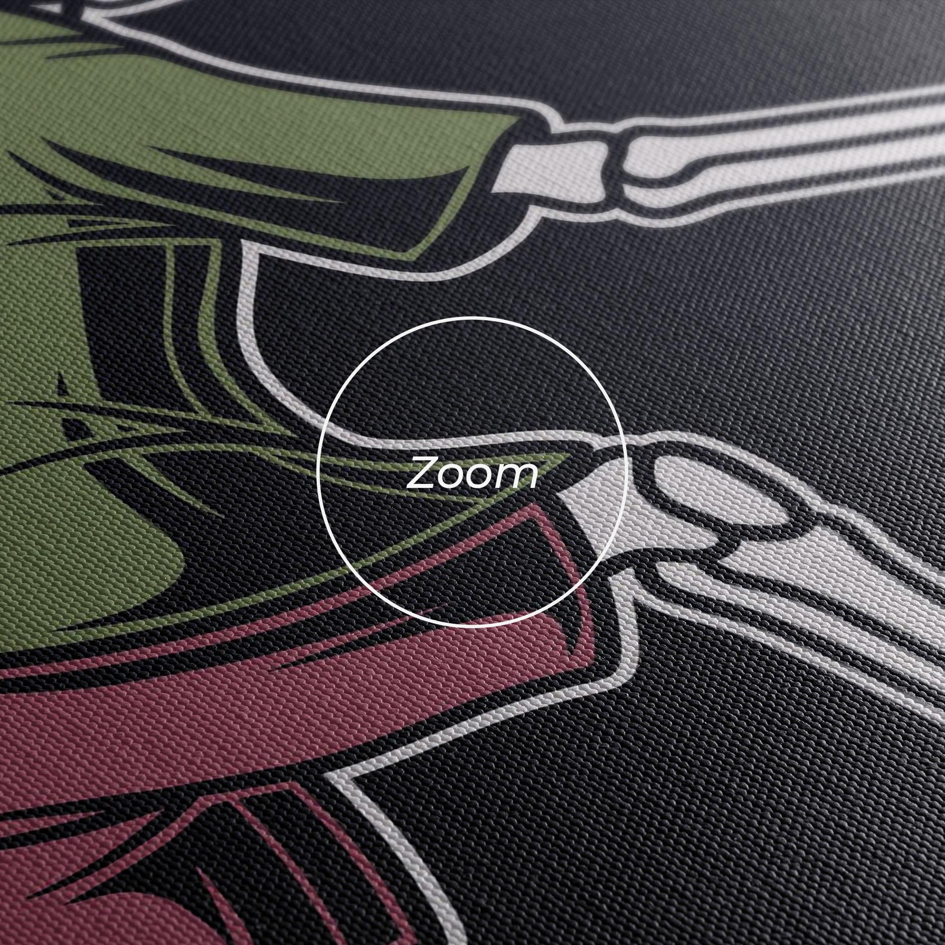 Картина на платно Skull Tennis mockup 3