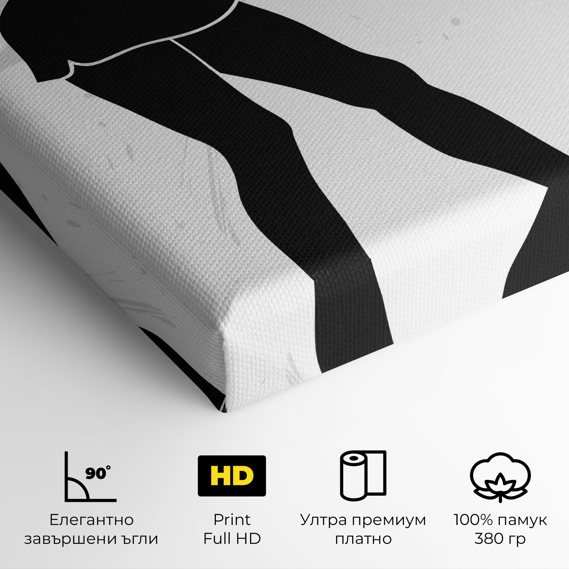 Картина на платно Female Tennis Player mockup 4