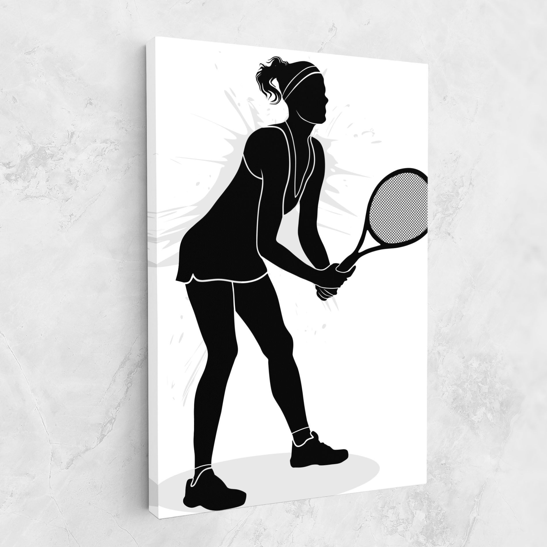 Female Tennis Player mockup 1