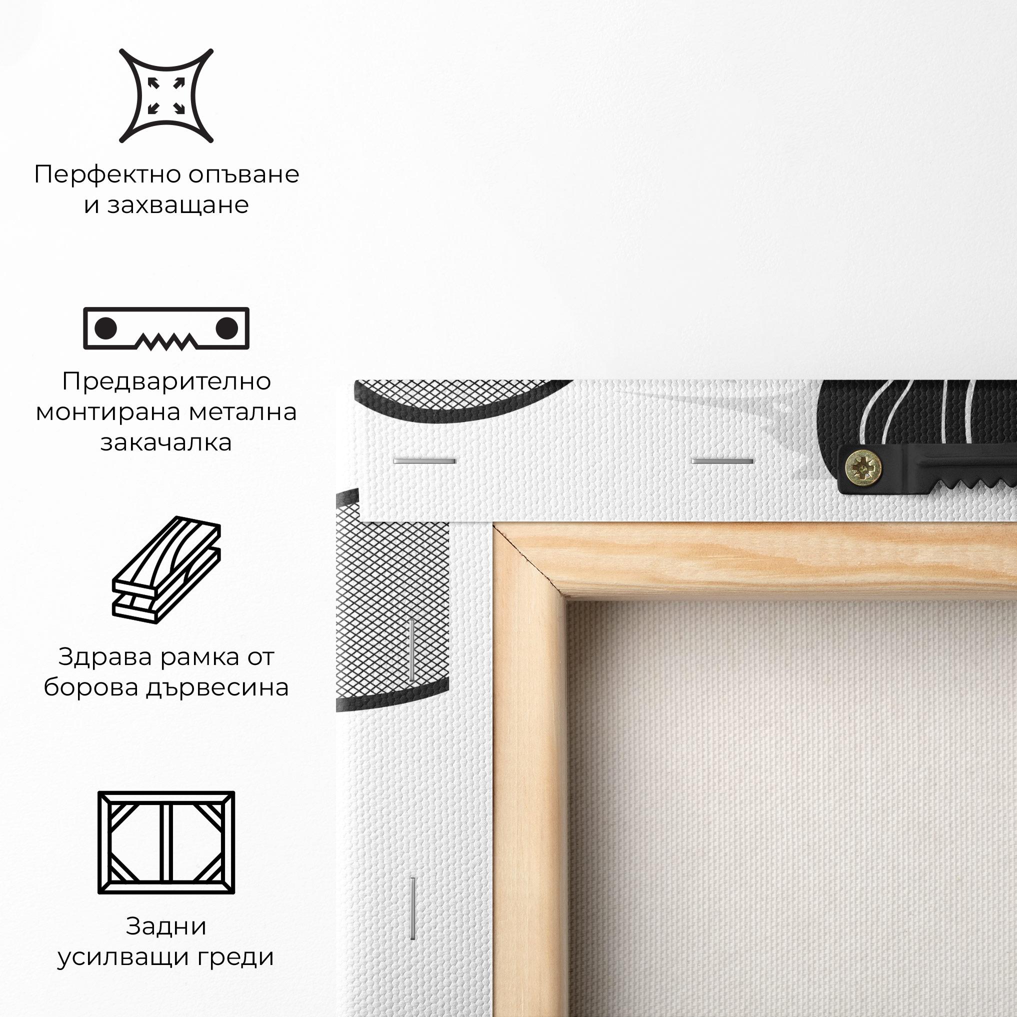 Картина на платно Female Tennis Player mockup 5