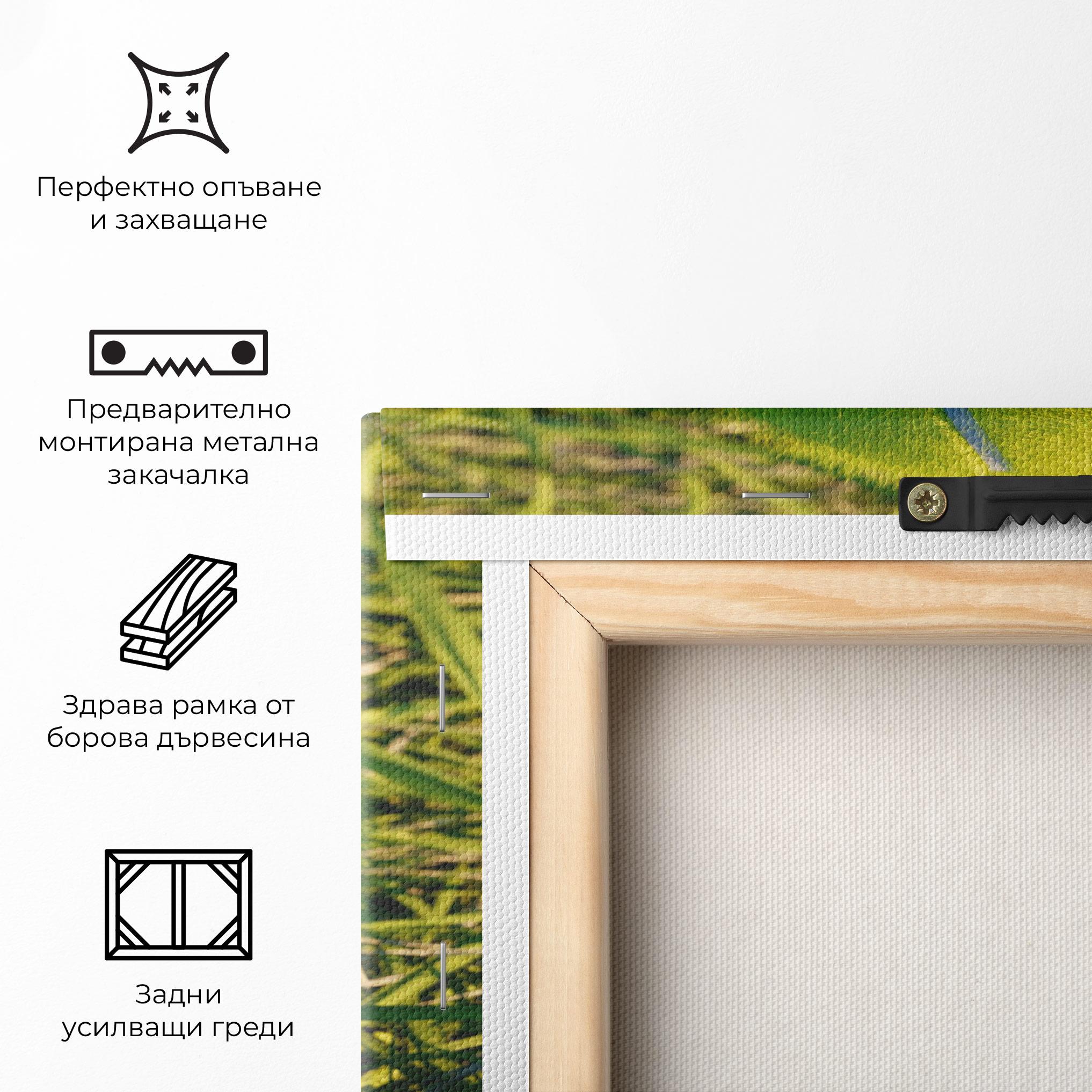 Картина на платно Green Tennis Ball mockup 5