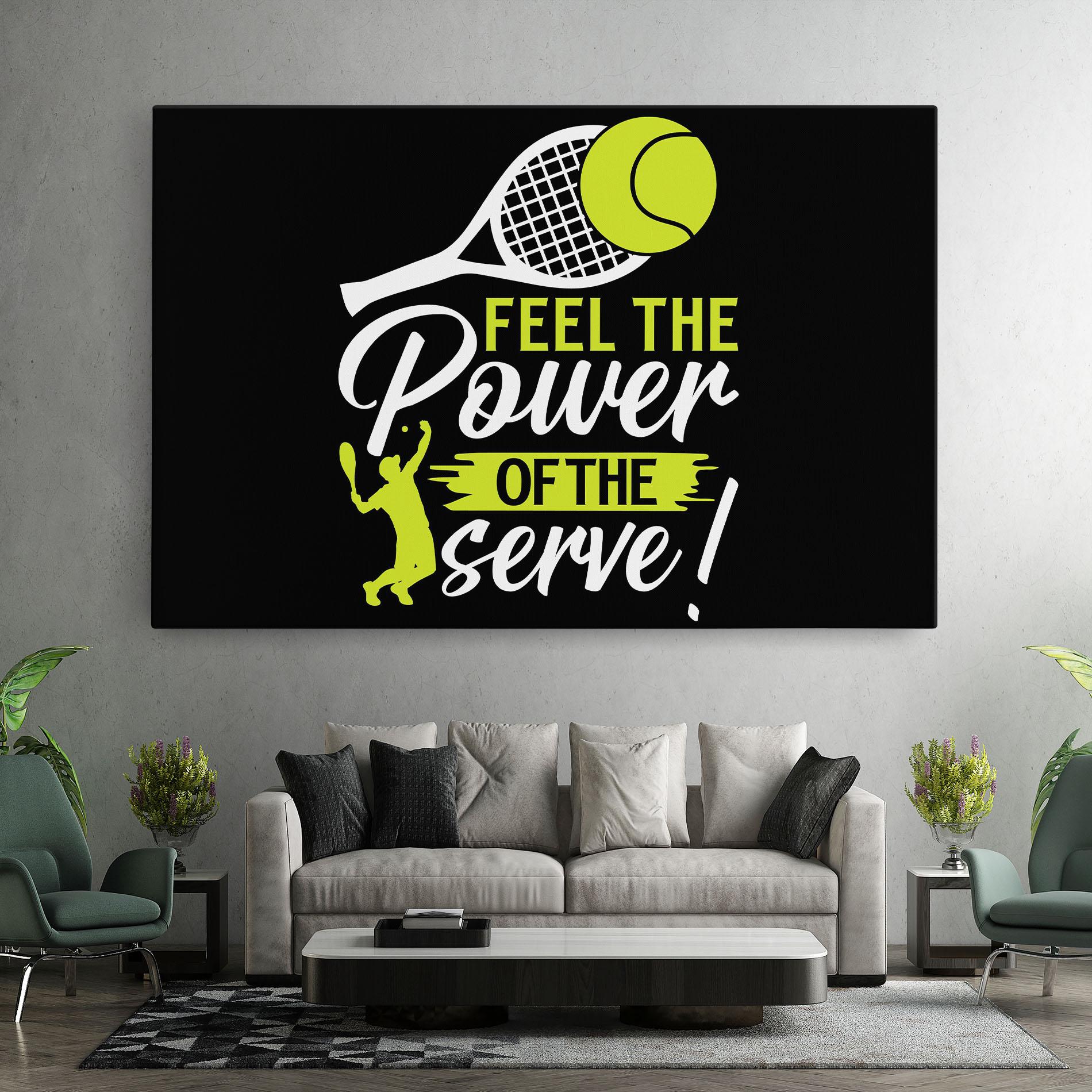 Картина на платно Power Serve mockup 7