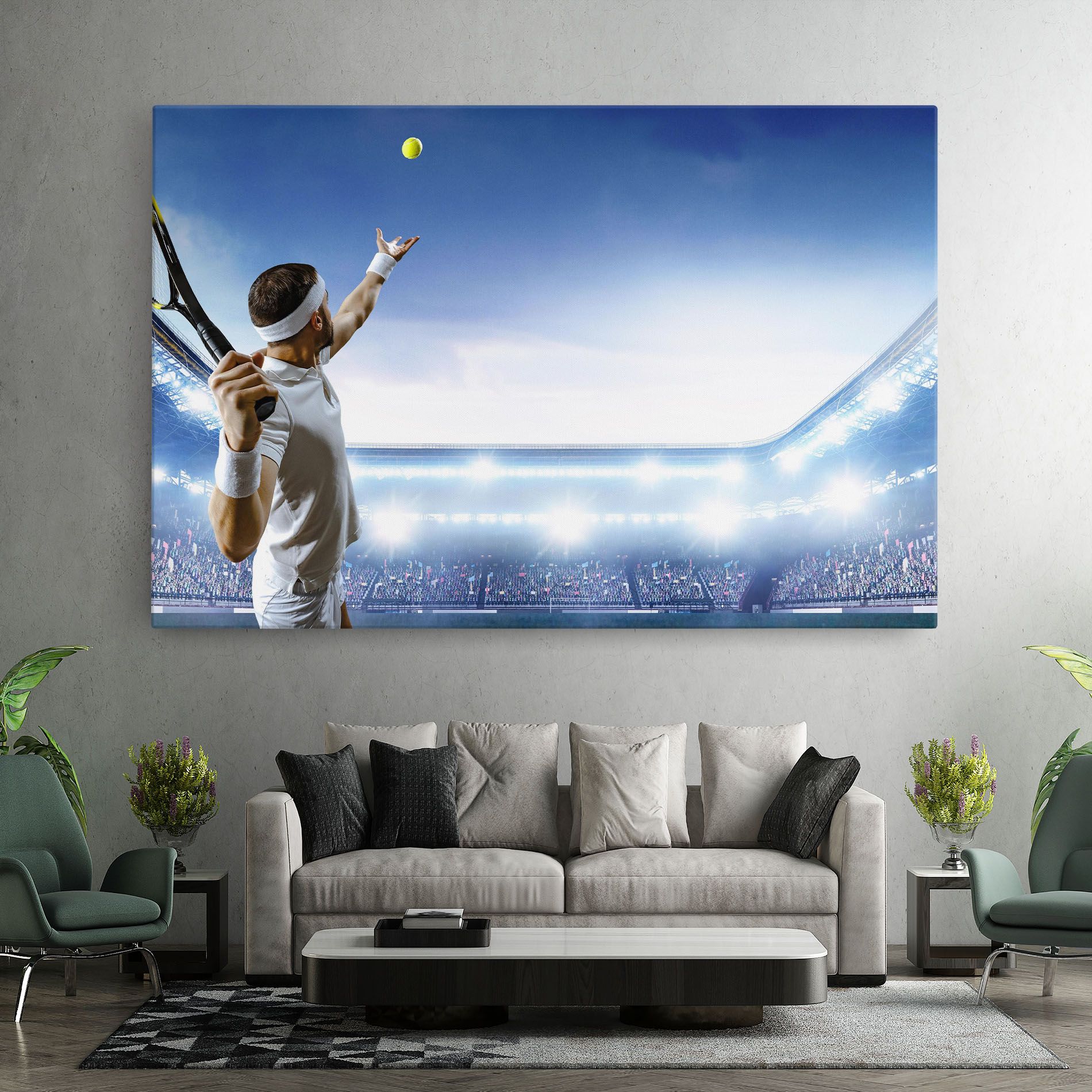 Stadium Tennis Player mockup 7