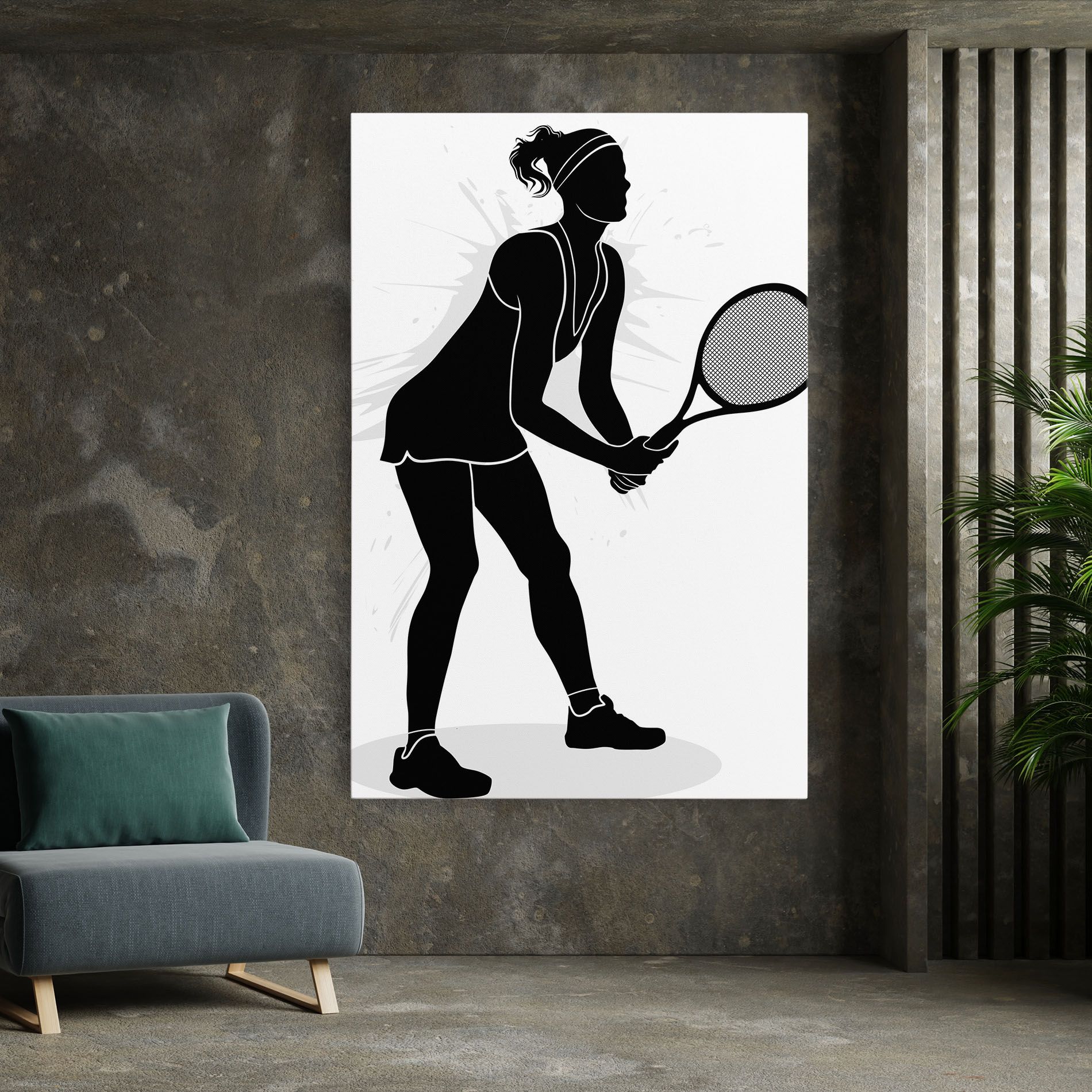 Female Tennis Player mockup 7