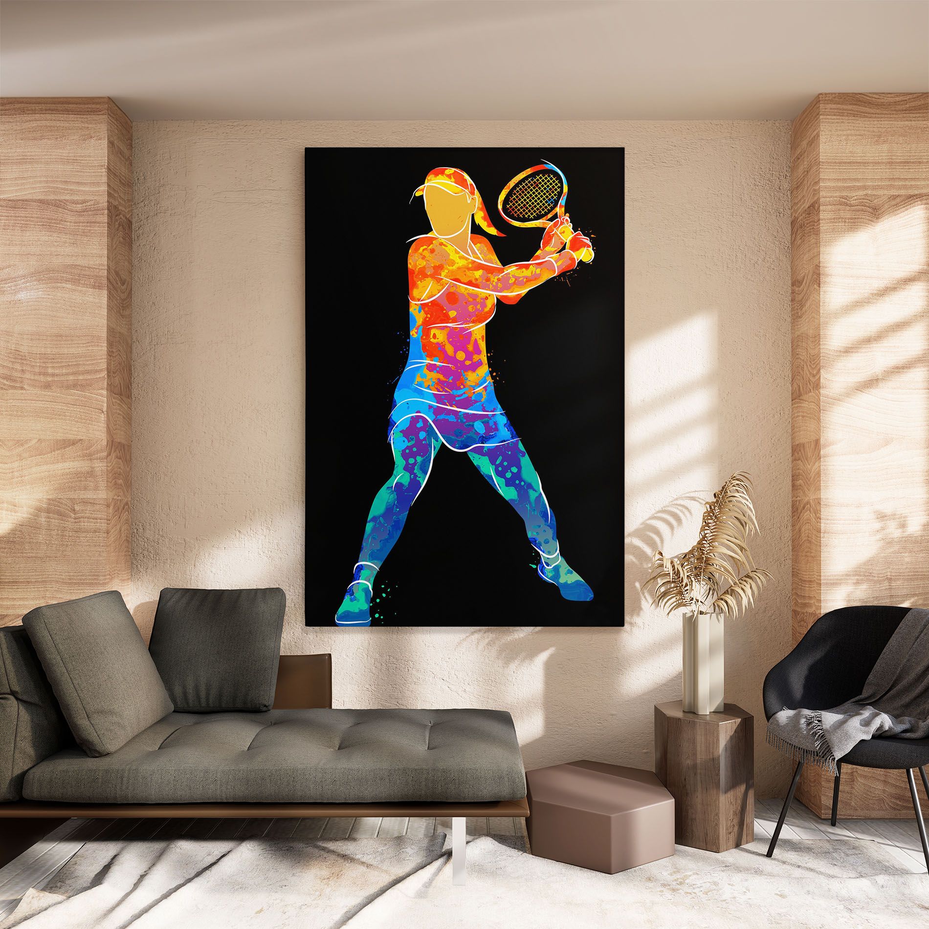 Green Orange Tennis mockup 8