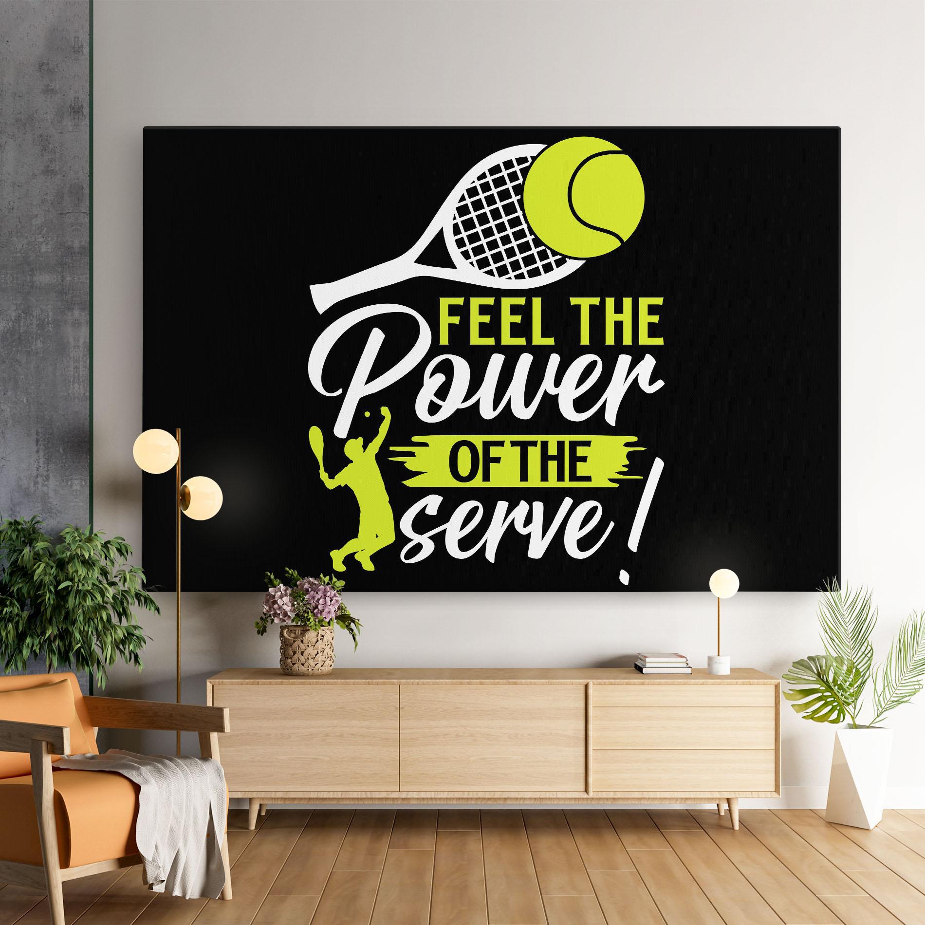 Картина на платно Power Serve mockup 9