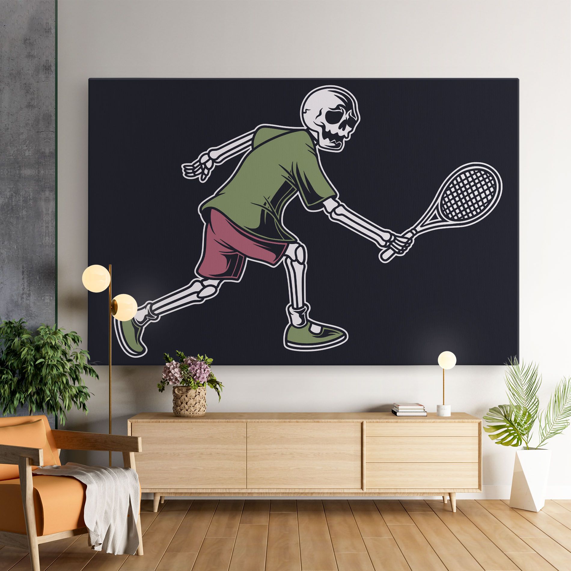 Skull Tennis mockup 9