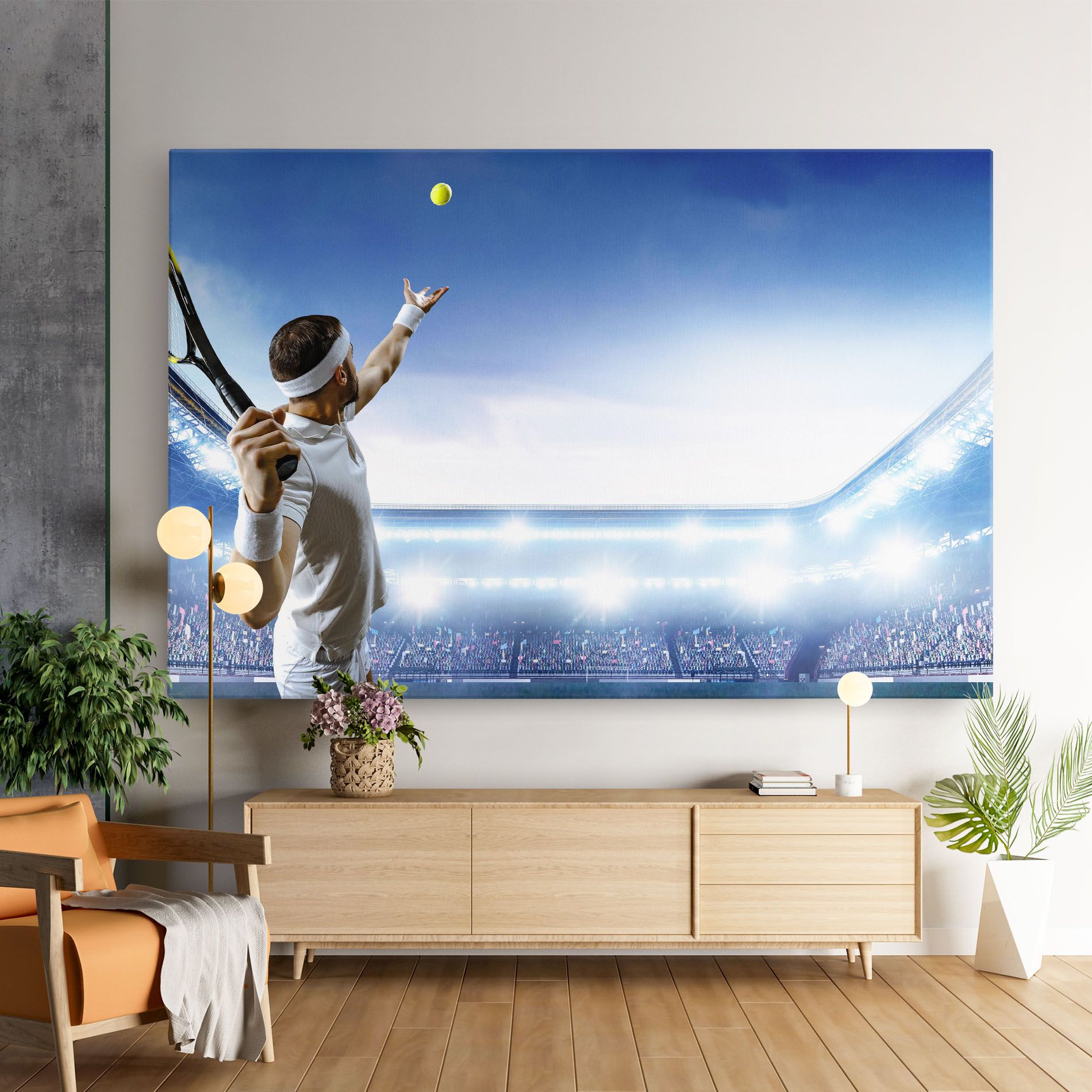 Stadium Tennis Player mockup 9