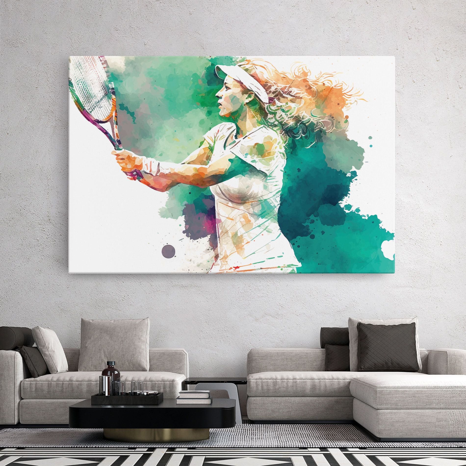 Green Art Tennis mockup 2