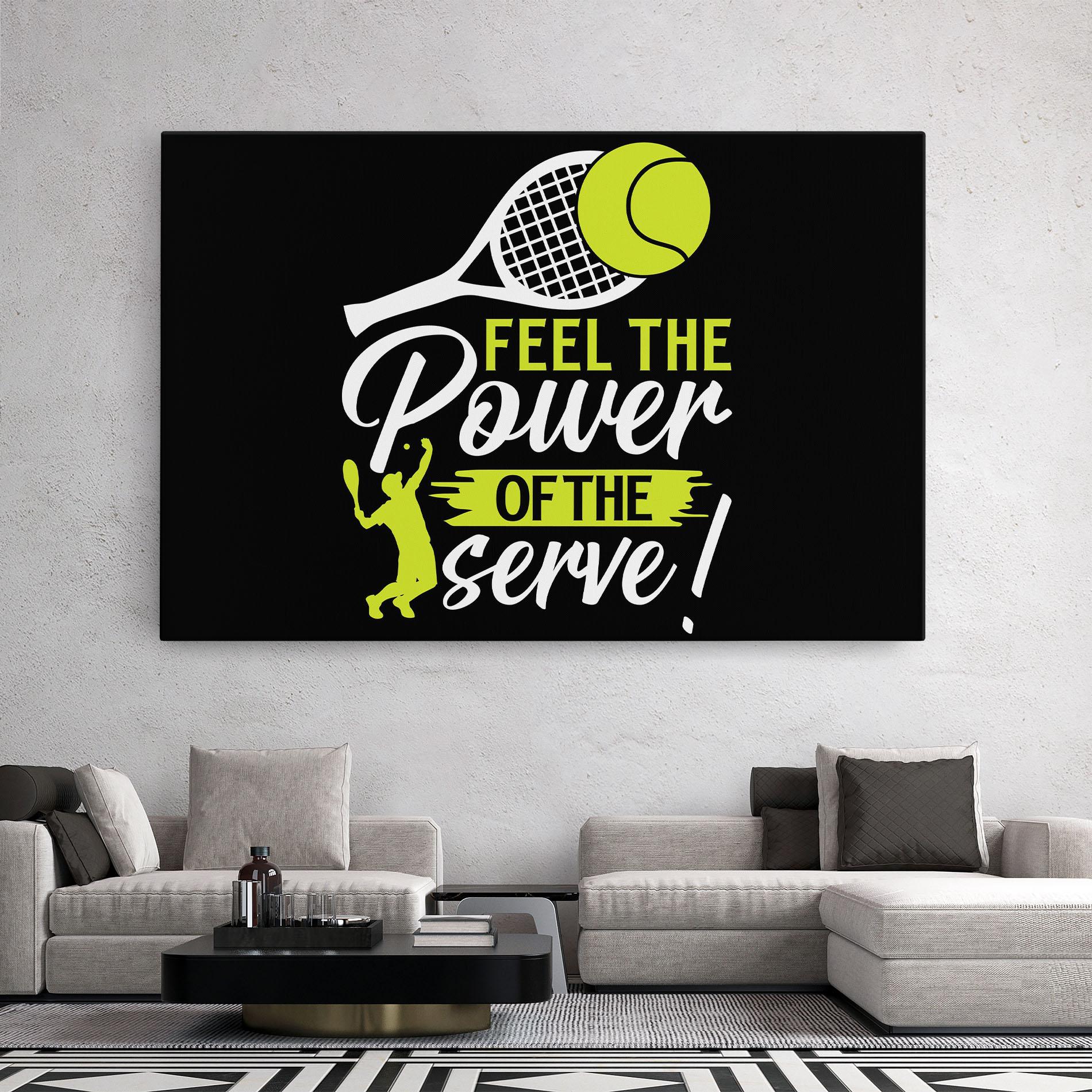 Картина на платно Power Serve mockup 2