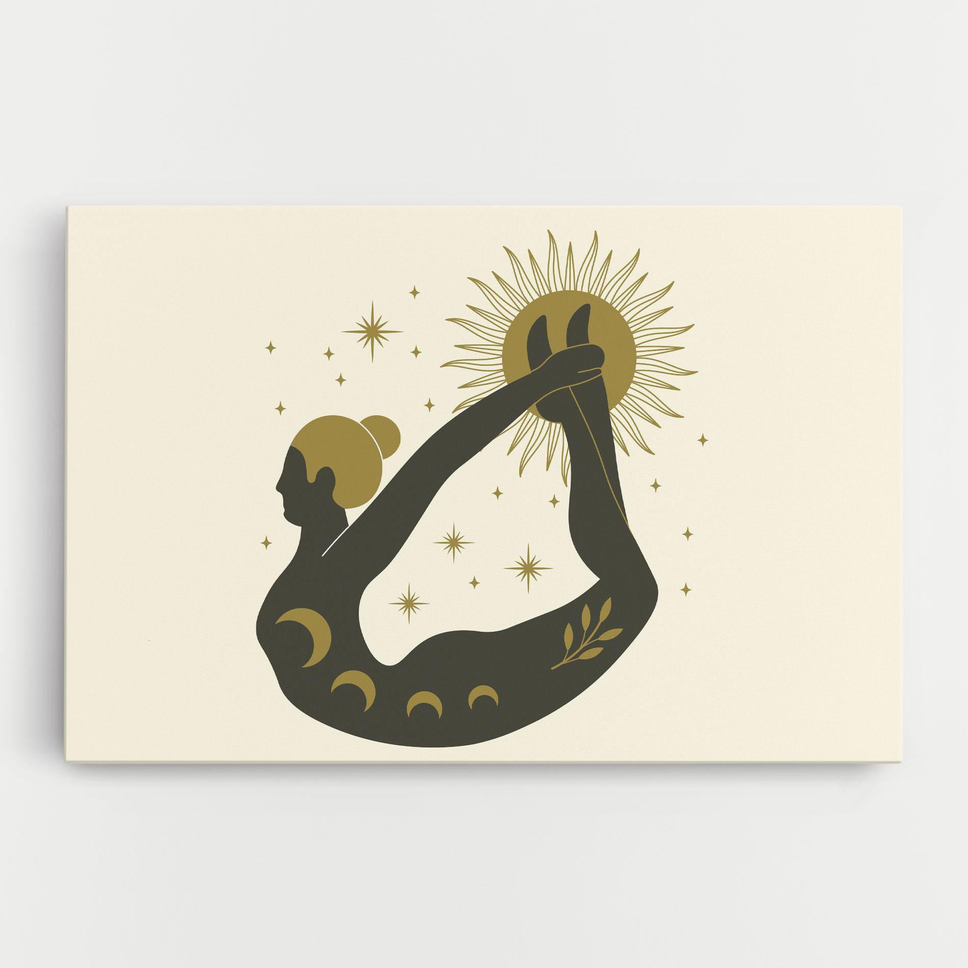 Картина на платно Dhanurasana mockup 0