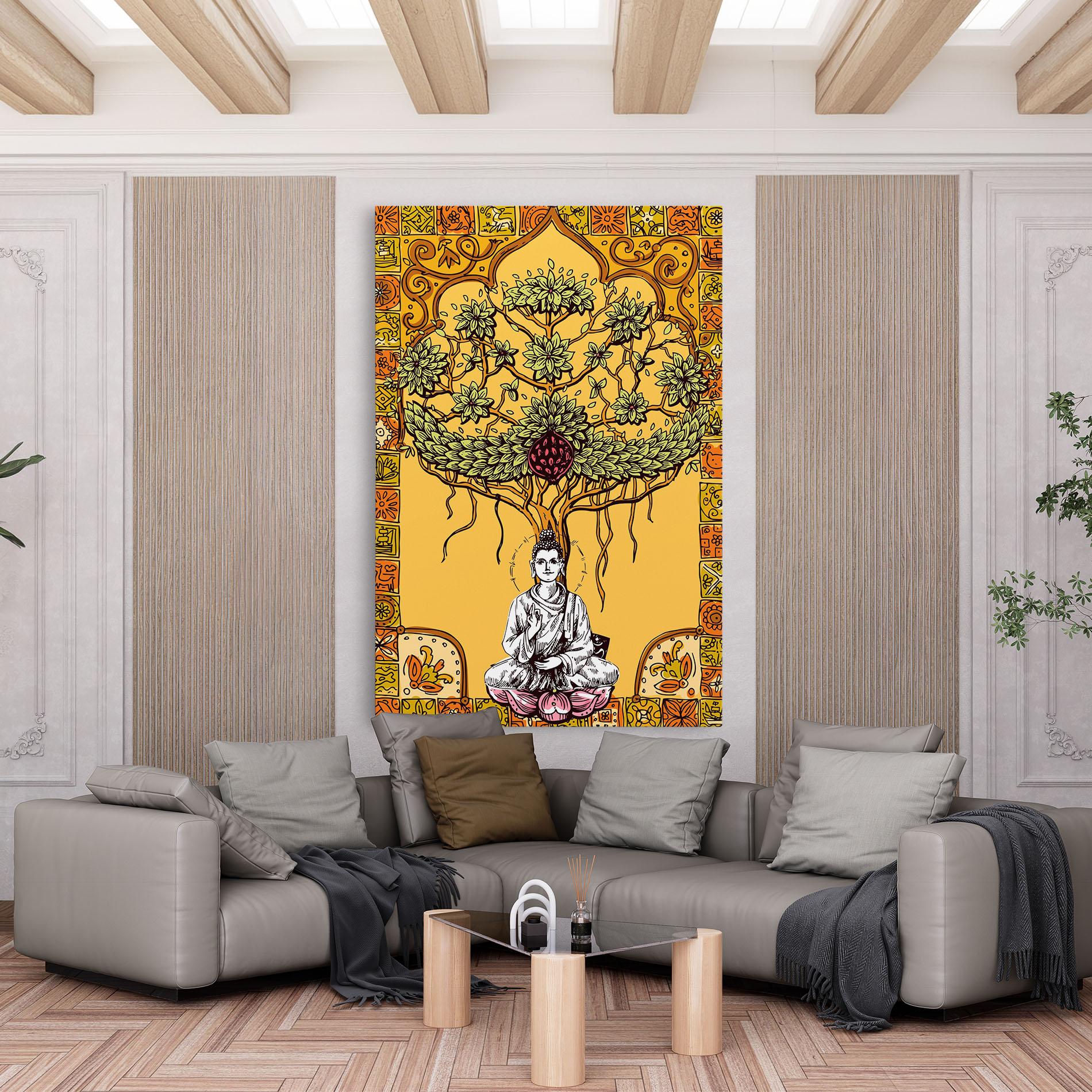 Картина на платно Meditation Three mockup 6