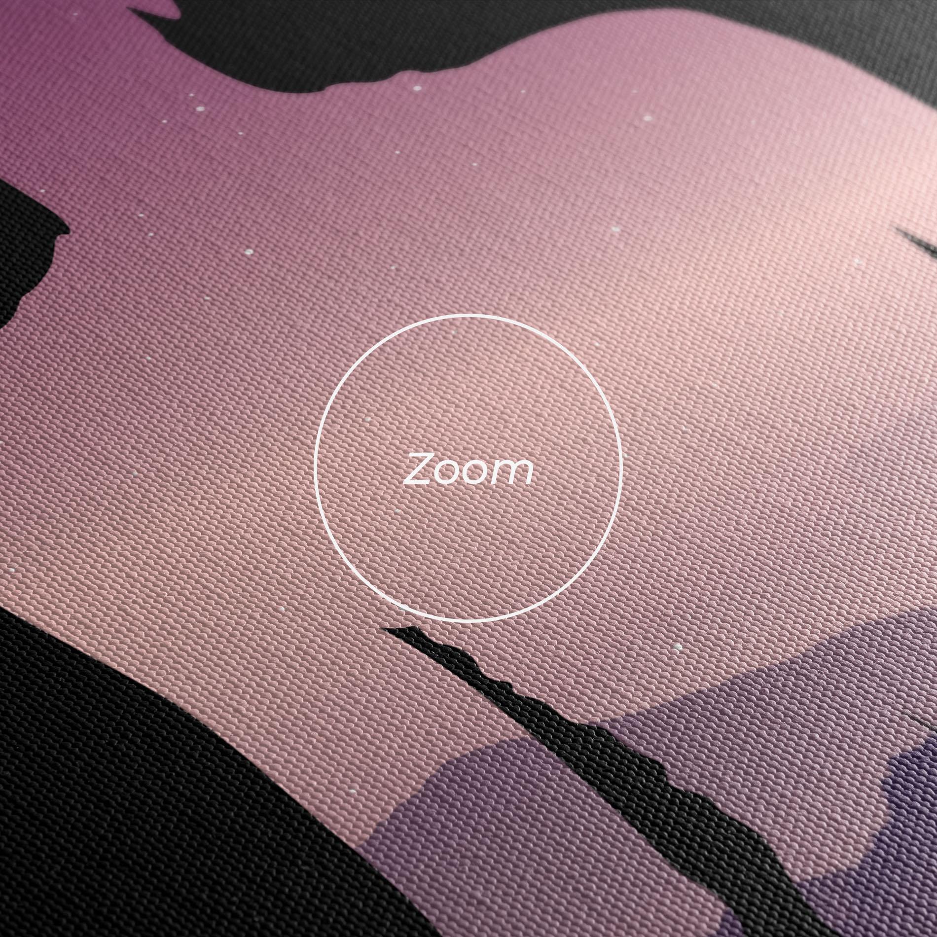 Картина на платно Forest Star Yoga mockup 3