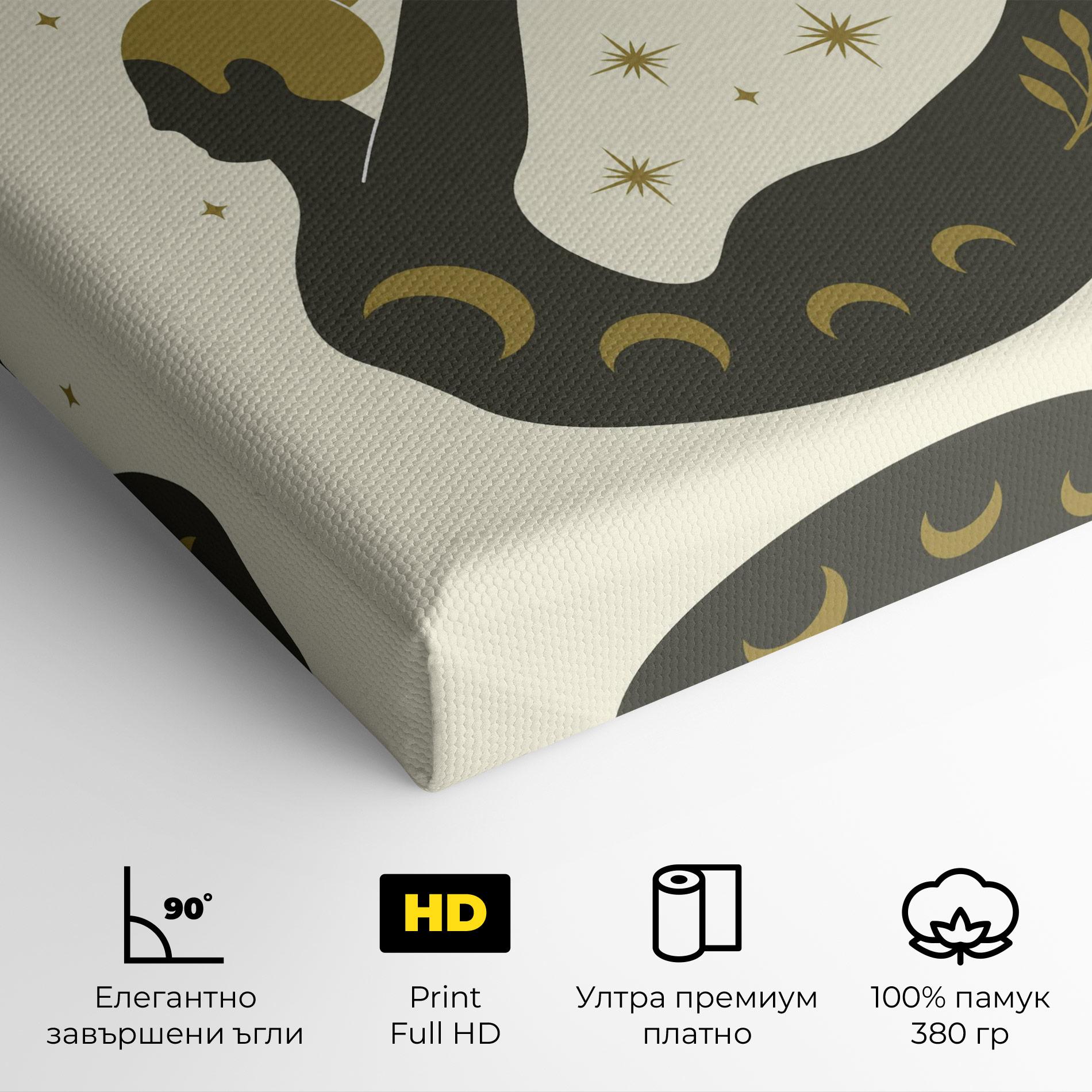 Картина на платно Dhanurasana mockup 4