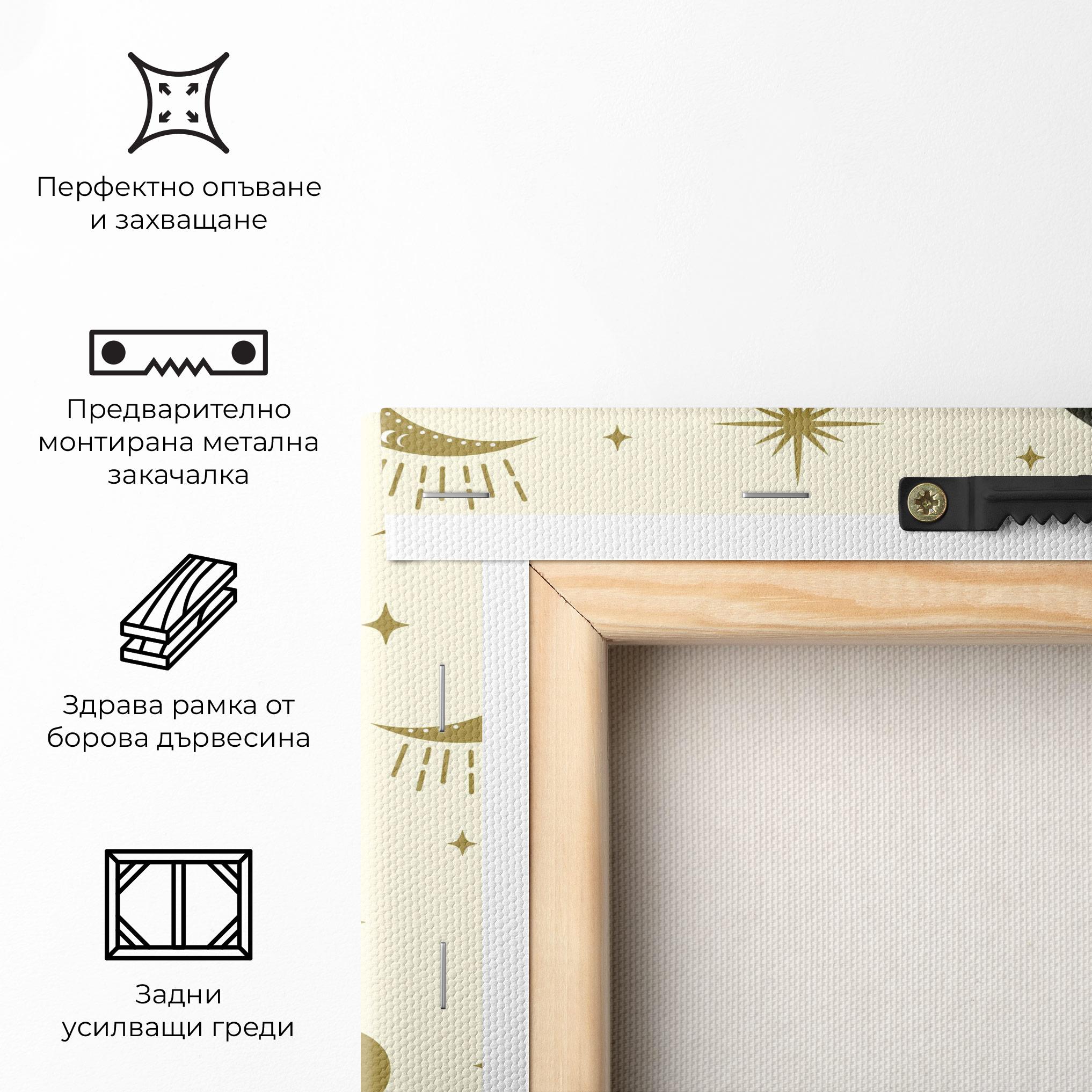 Картина на платно Adho Mukha mockup 5