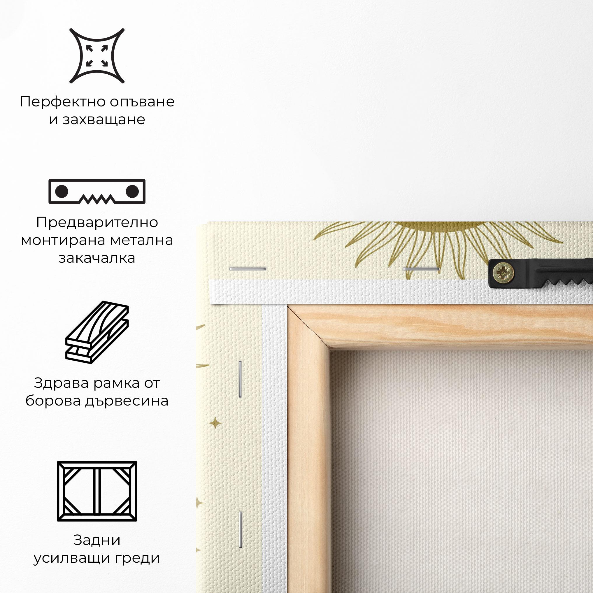 Картина на платно Dhanurasana mockup 5