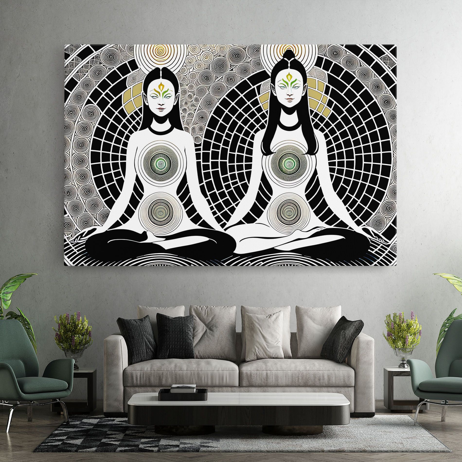 Clolorful Meditation mockup 7