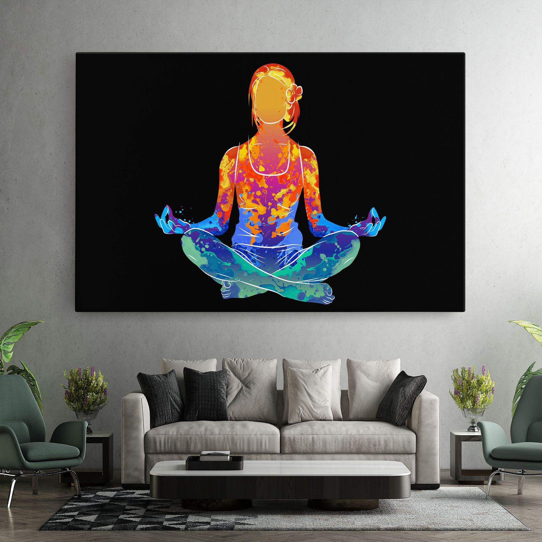 Colorful Meditation mockup 7