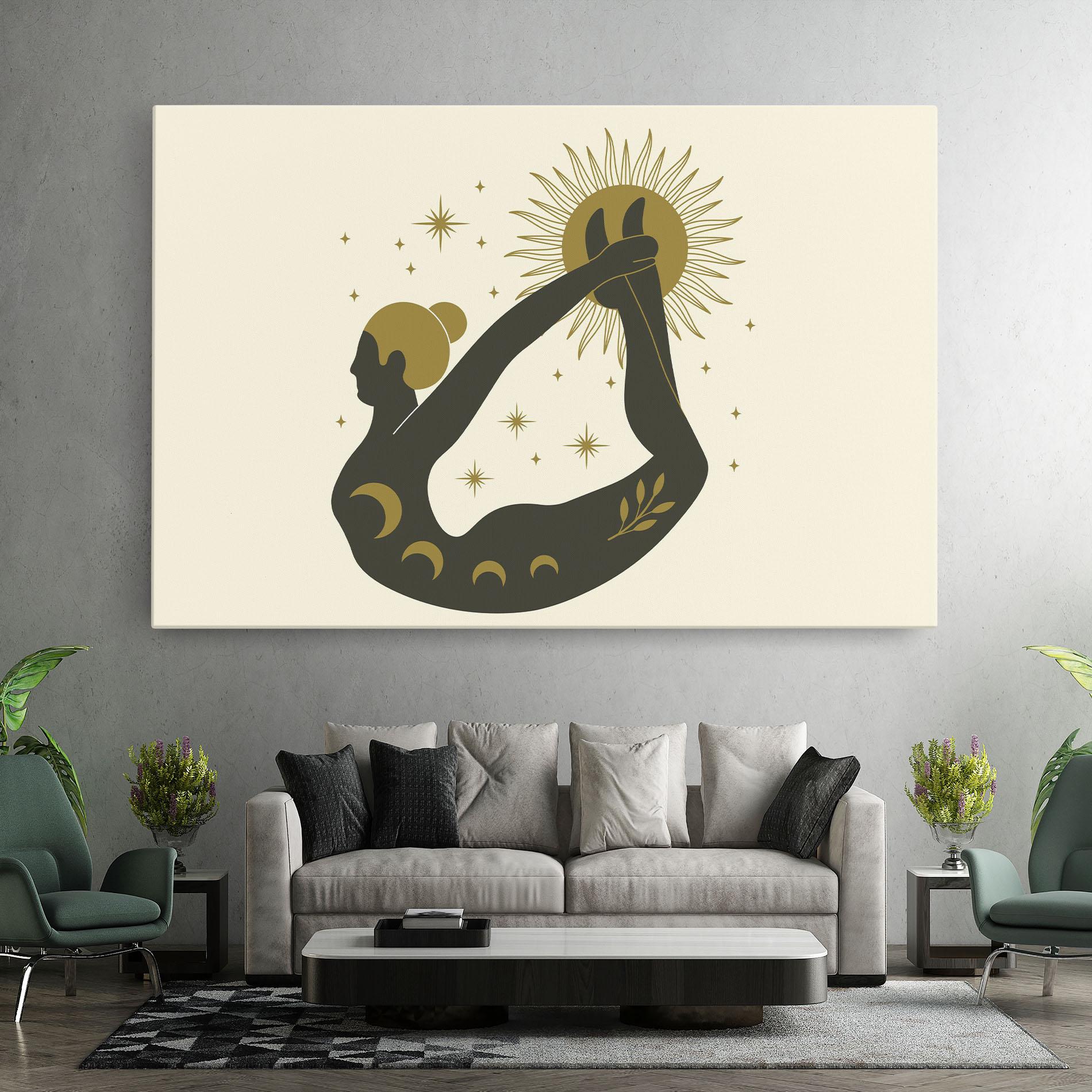 Картина на платно Dhanurasana mockup 7