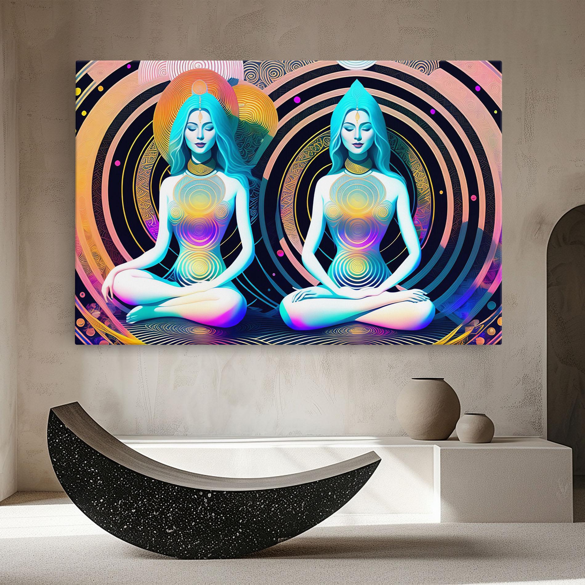 Картина на платно Clolorful Illustrations mockup 8