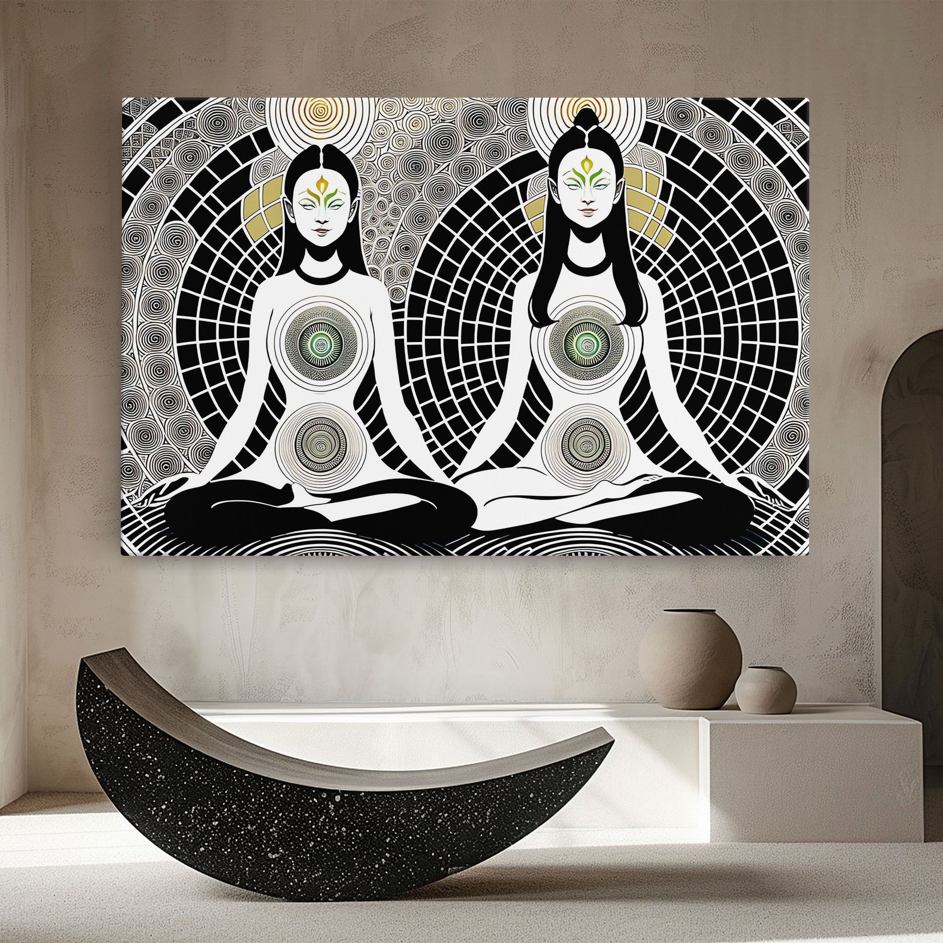 Clolorful Meditation mockup 8