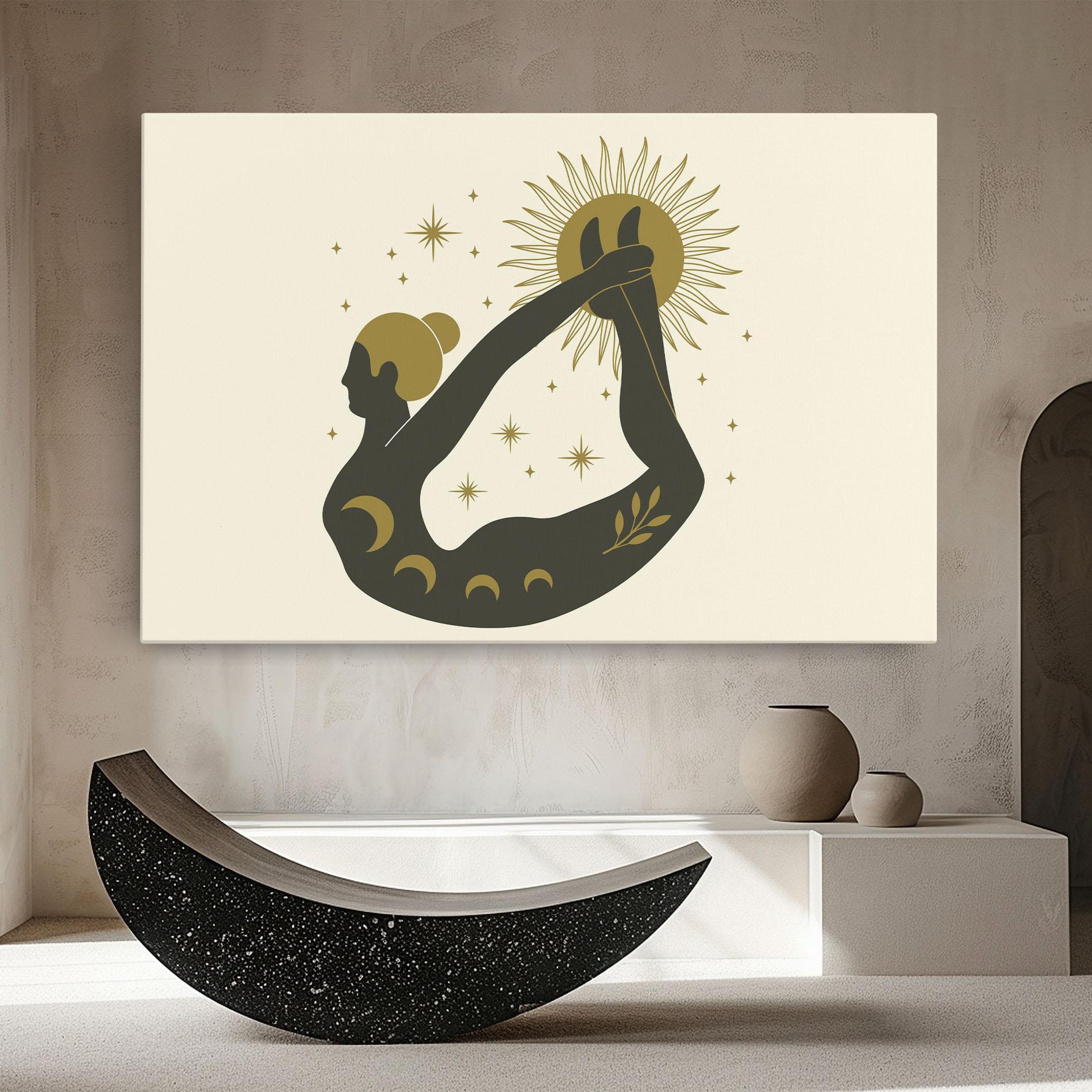 Картина на платно Dhanurasana mockup 8