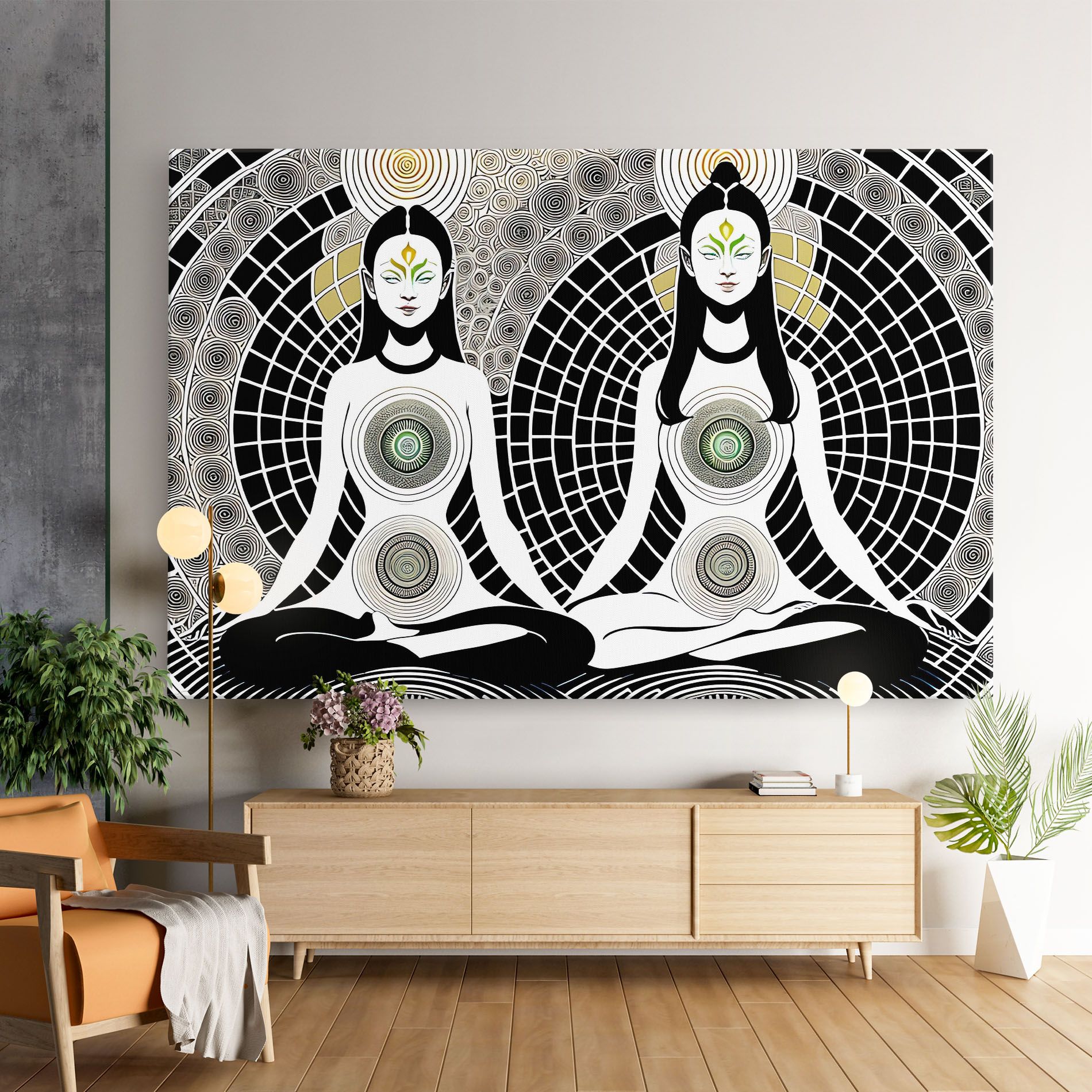 Clolorful Meditation mockup 9