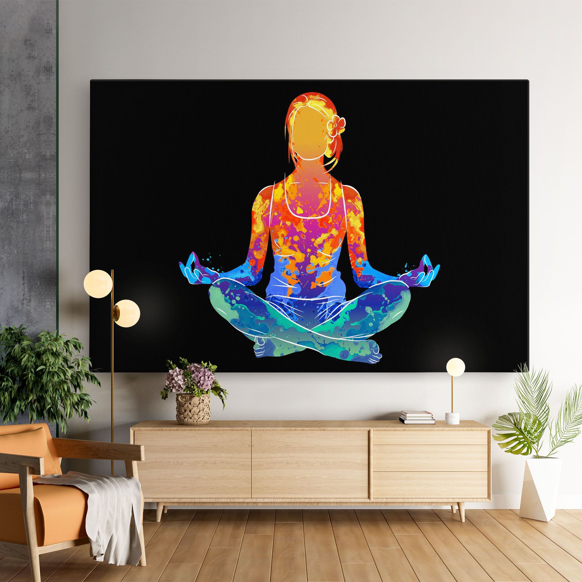 Colorful Meditation mockup 9
