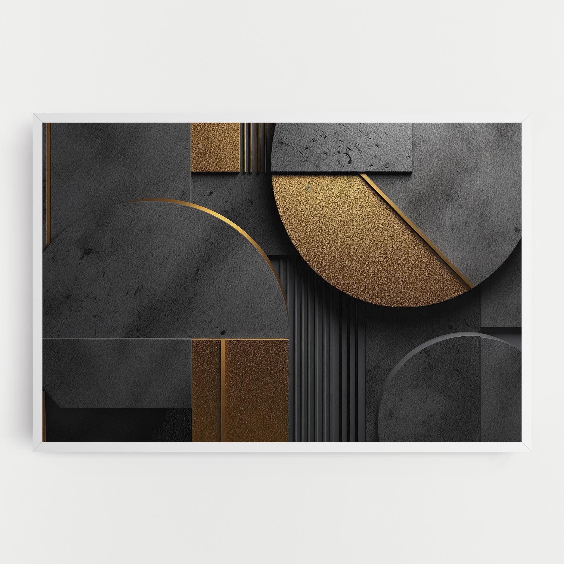 Gold With Grey Circle mockup 0