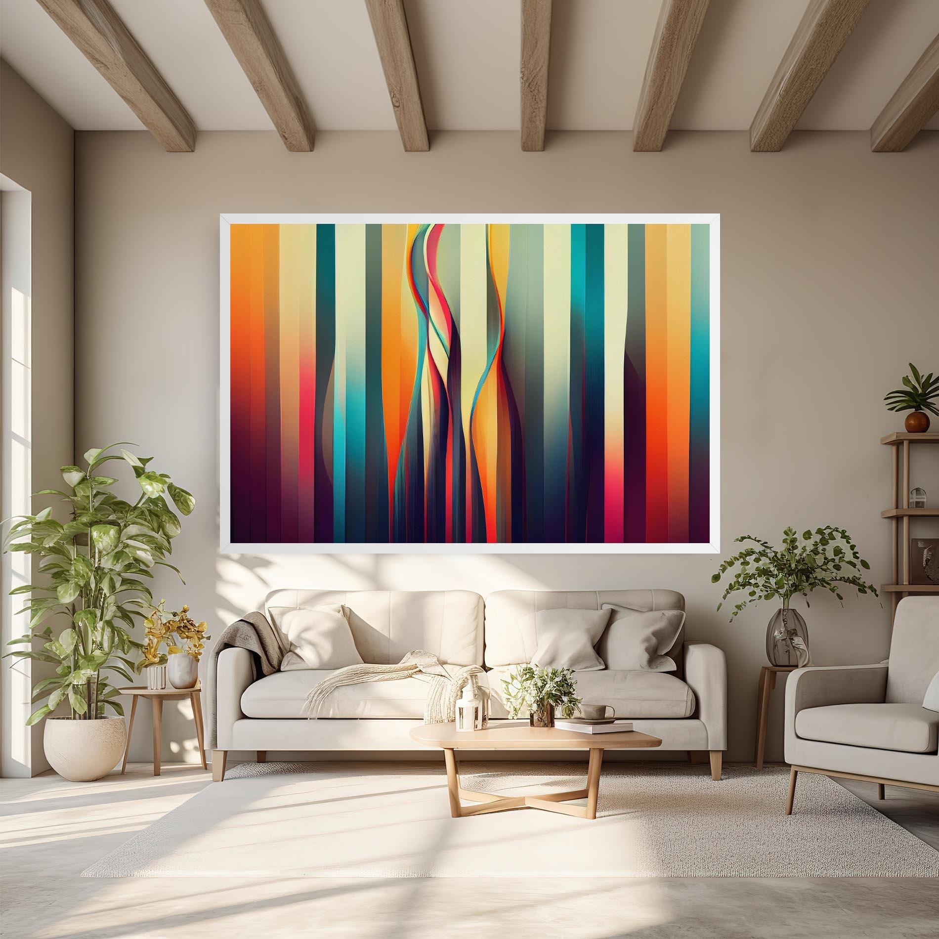 Картина на платно Colorful Geometric Background mockup 6