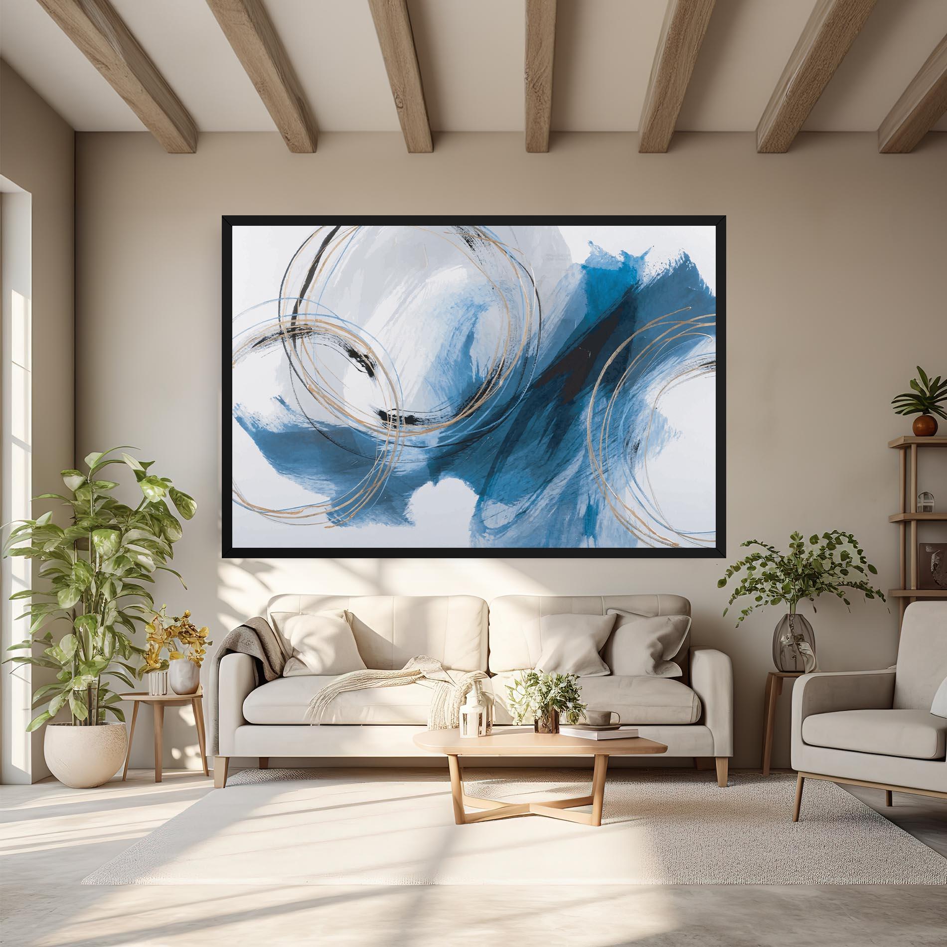Картина на платно Beautiful Abstract Painting mockup 6