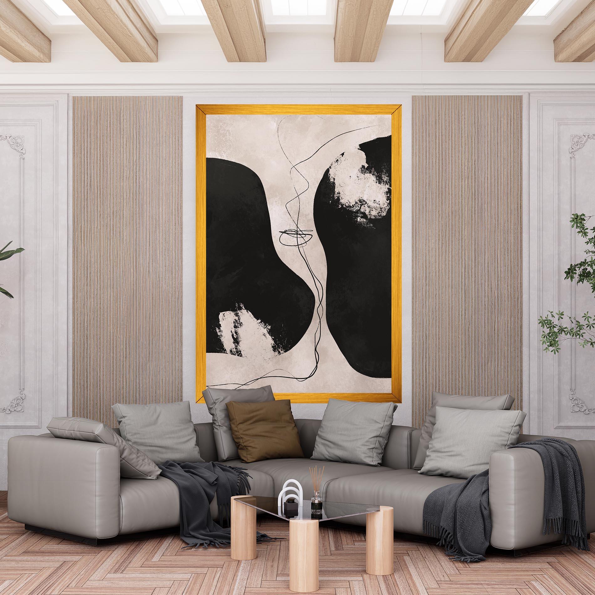 Картина на платно Modern Brushstrokes mockup 6