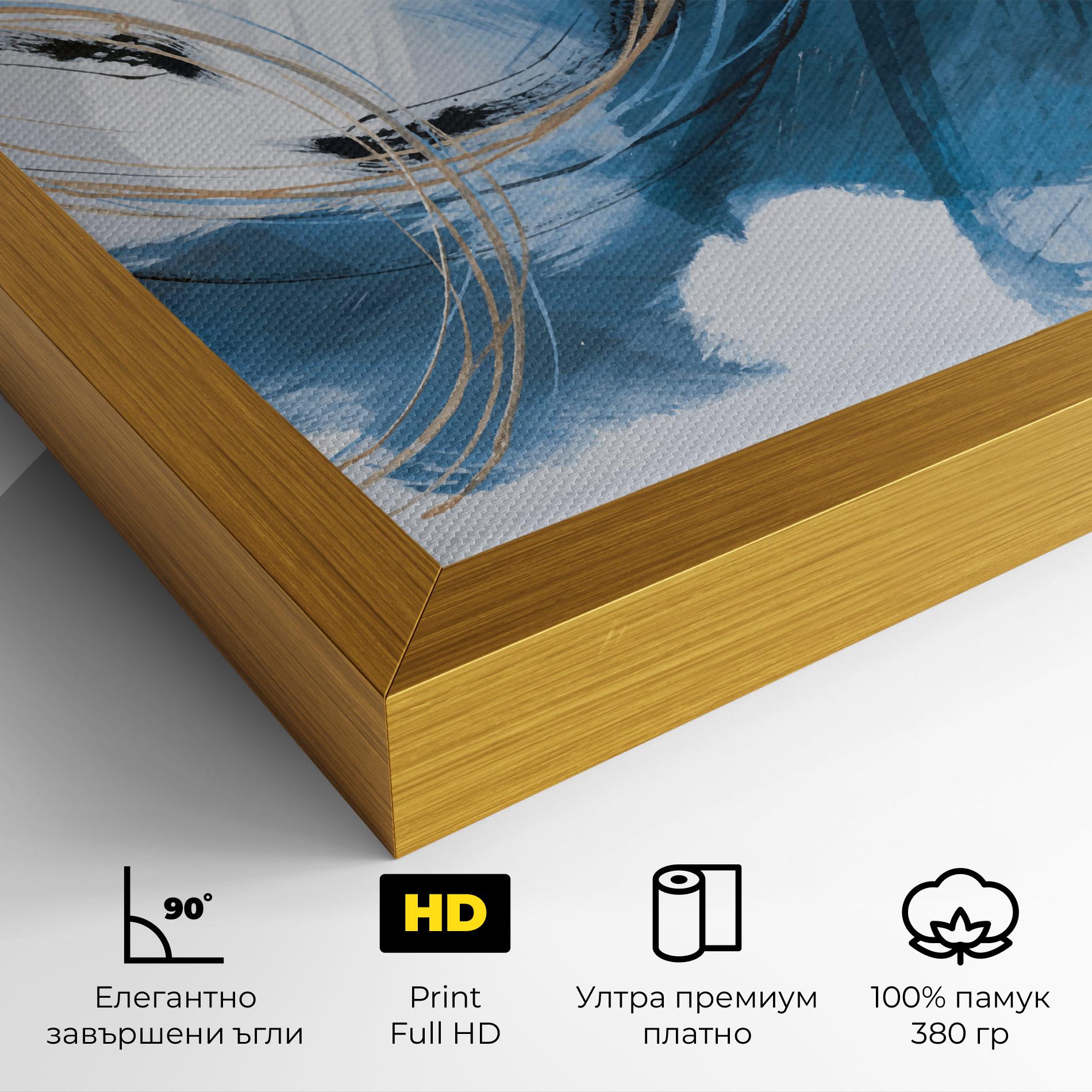 Картина на платно Beautiful Abstract Painting mockup 4