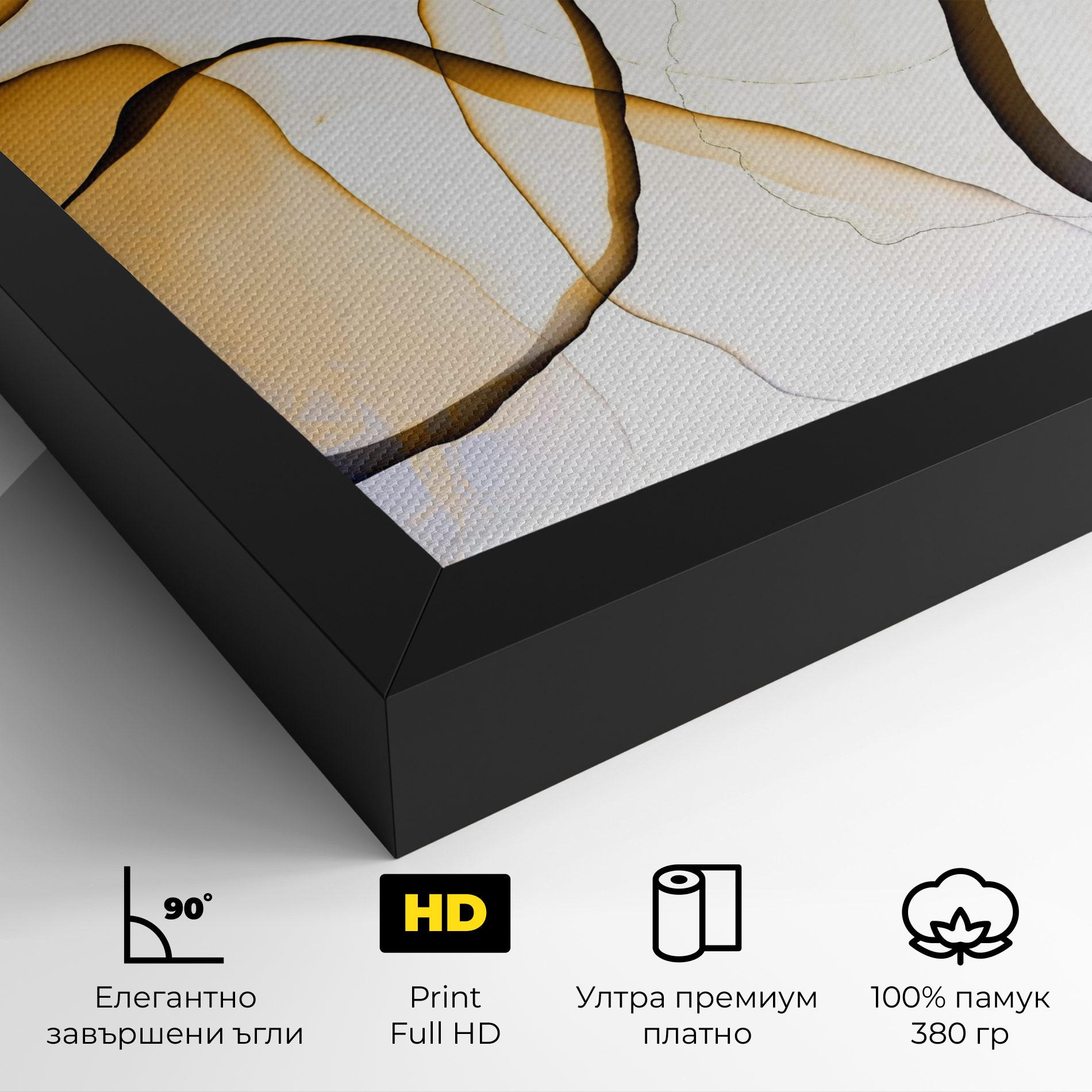 Картина на платно Abstract Alcohol Ink mockup 4