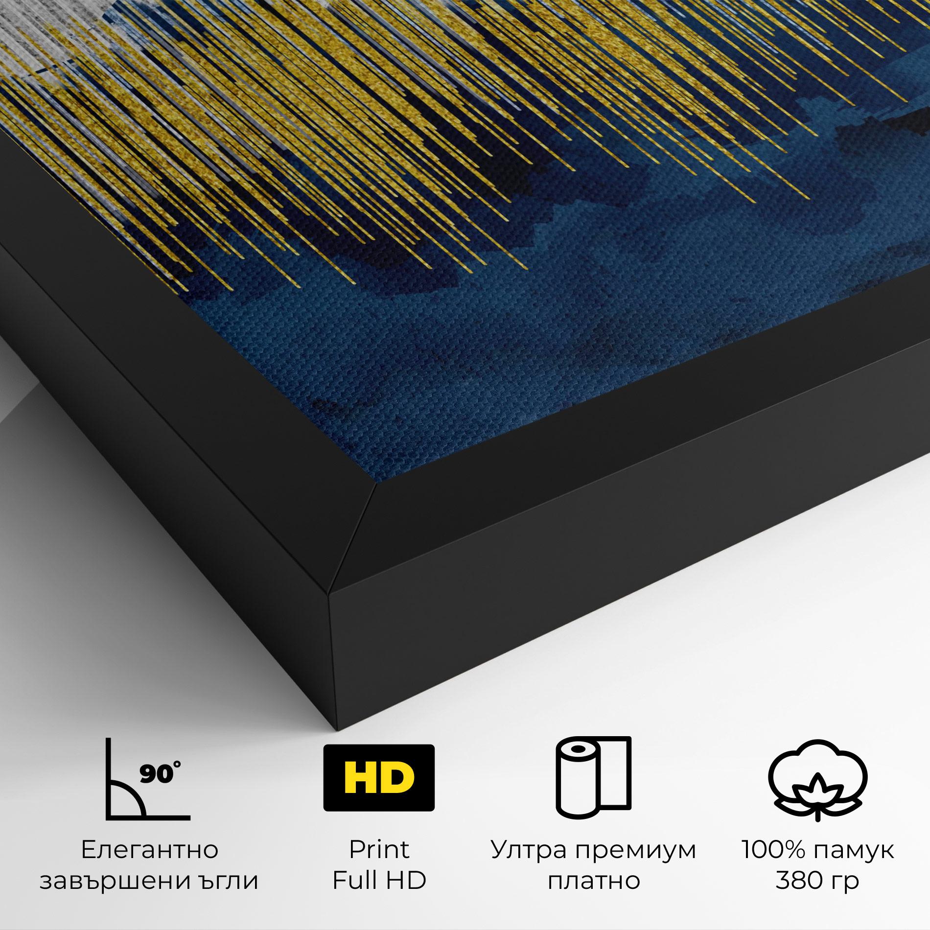 Картина на платно Abstract Marble Art mockup 4