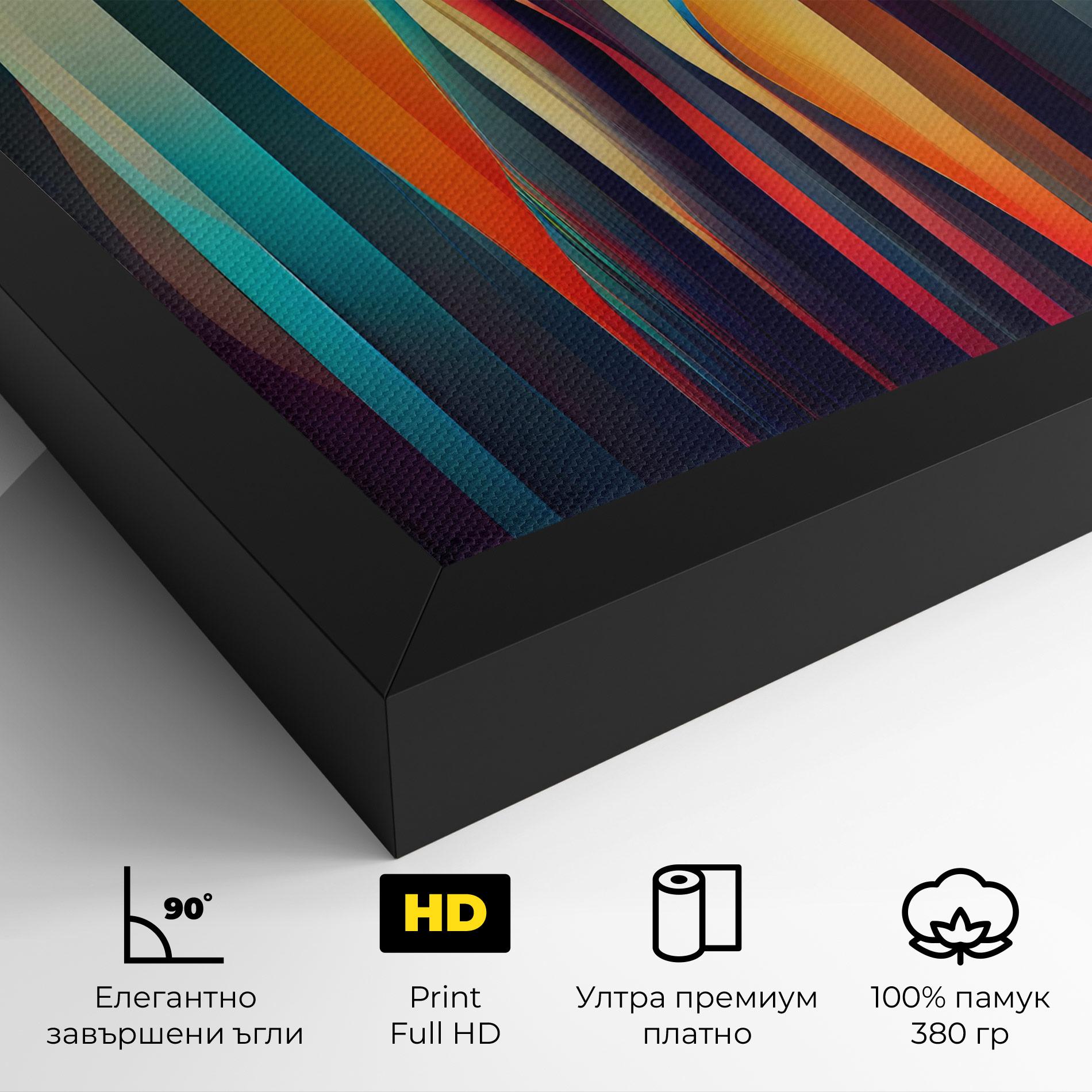 Картина на платно Colorful Geometric Background mockup 4