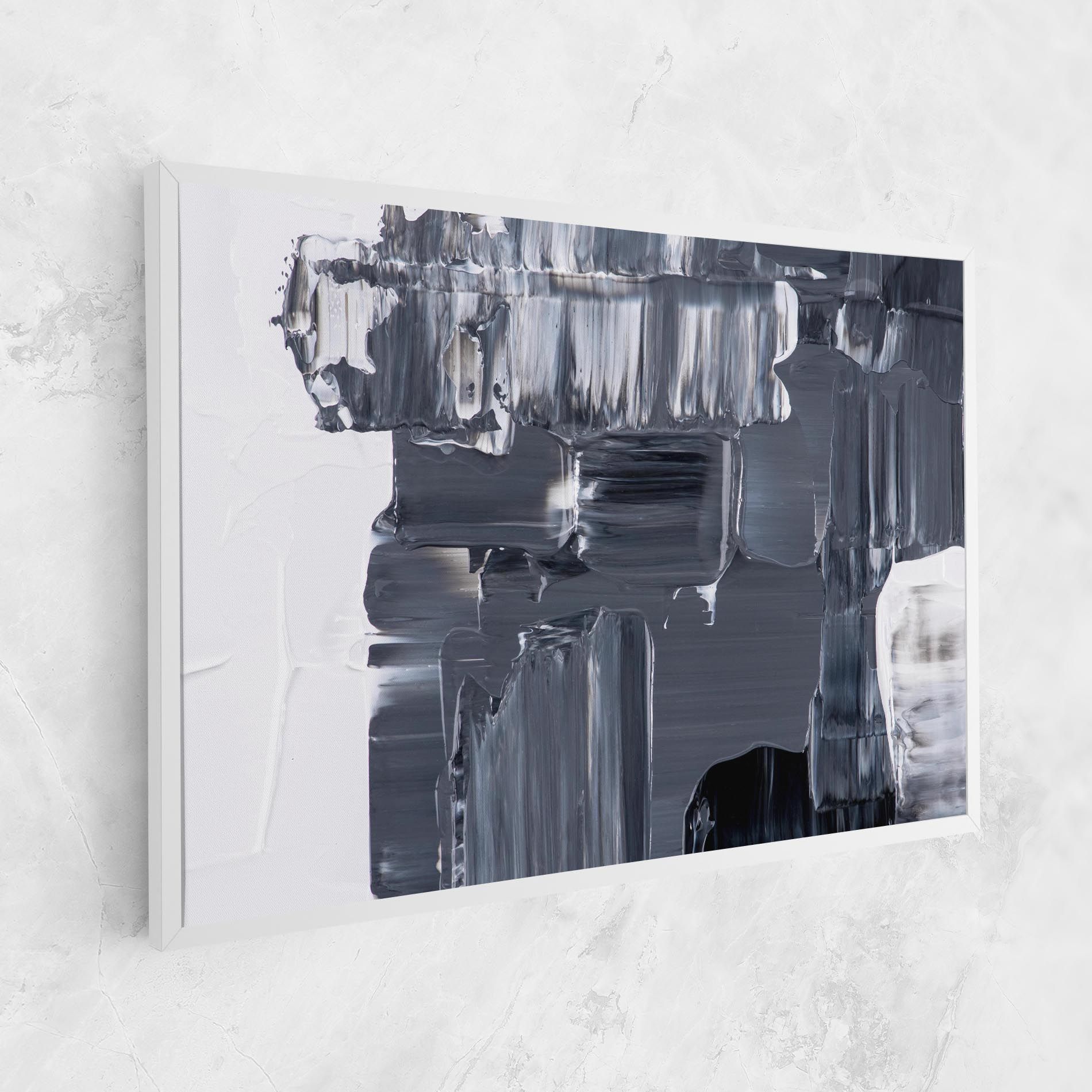 Black Acrylic Painting mockup 1