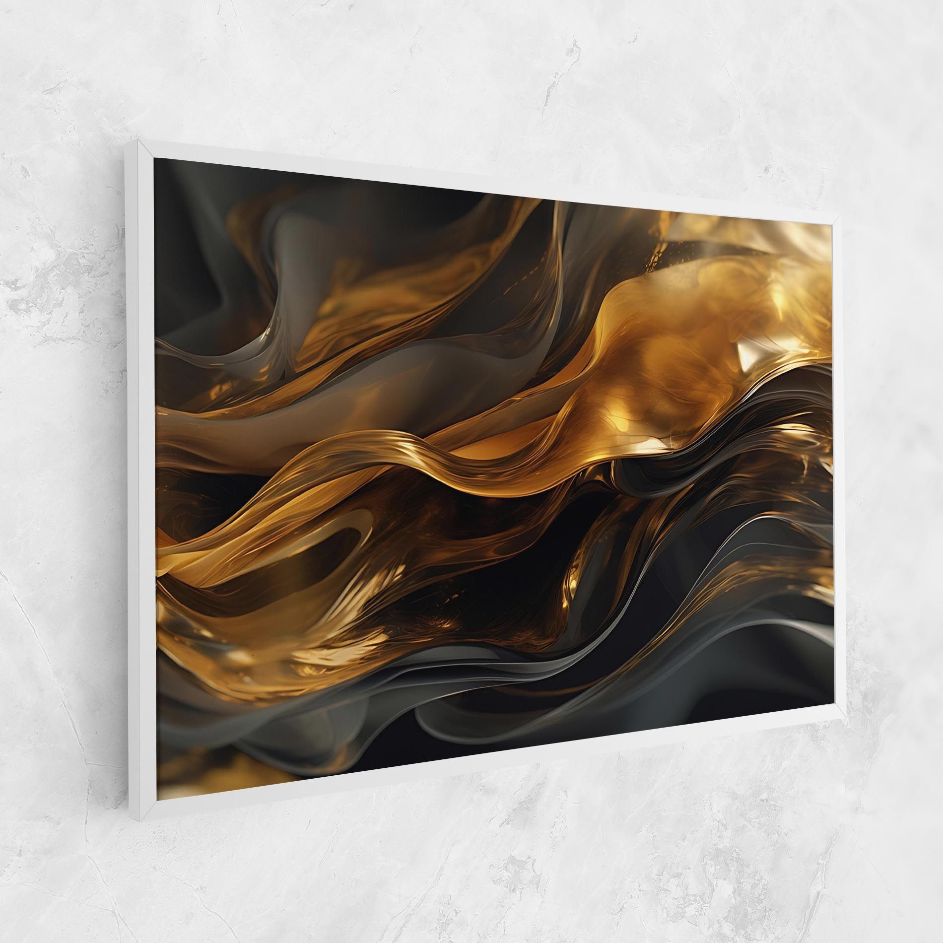 Gold With Black Wave mockup 1