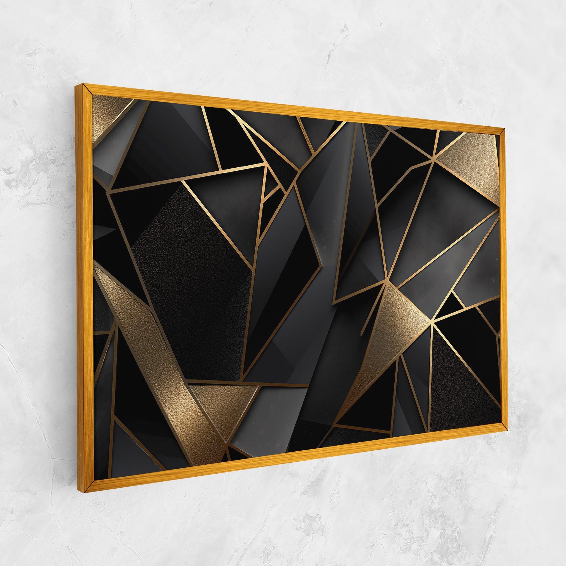Abstract Golden Art mockup 1