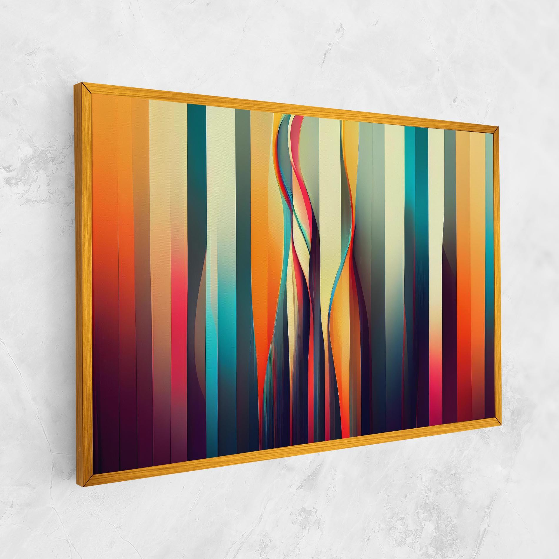 Картина на платно Colorful Geometric Background mockup 1